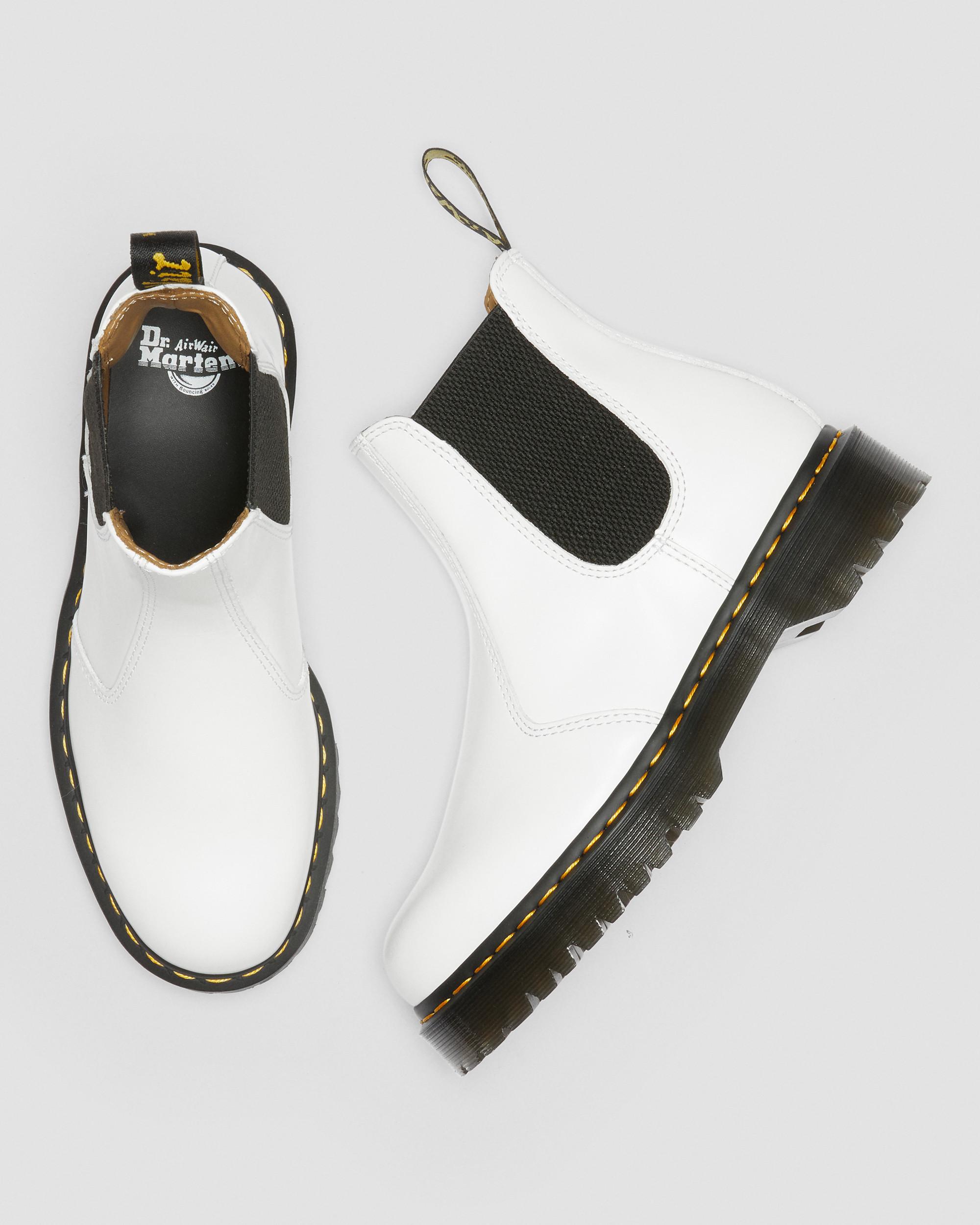 White doc marten outlet chelsea boots