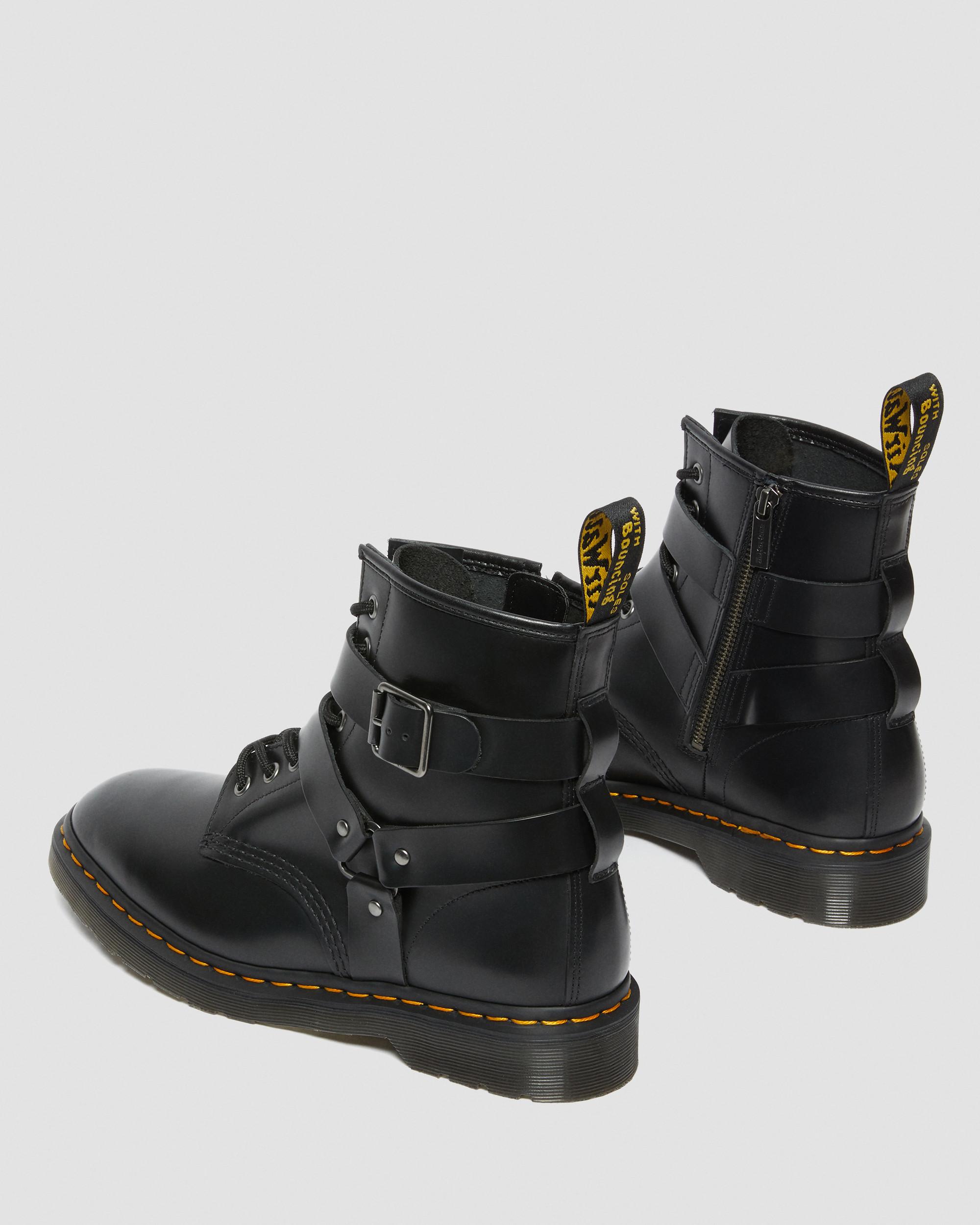 Cristofor Leather Harness Lace Up BootsCristofor Leather Harness Lace Up Boots Dr. Martens