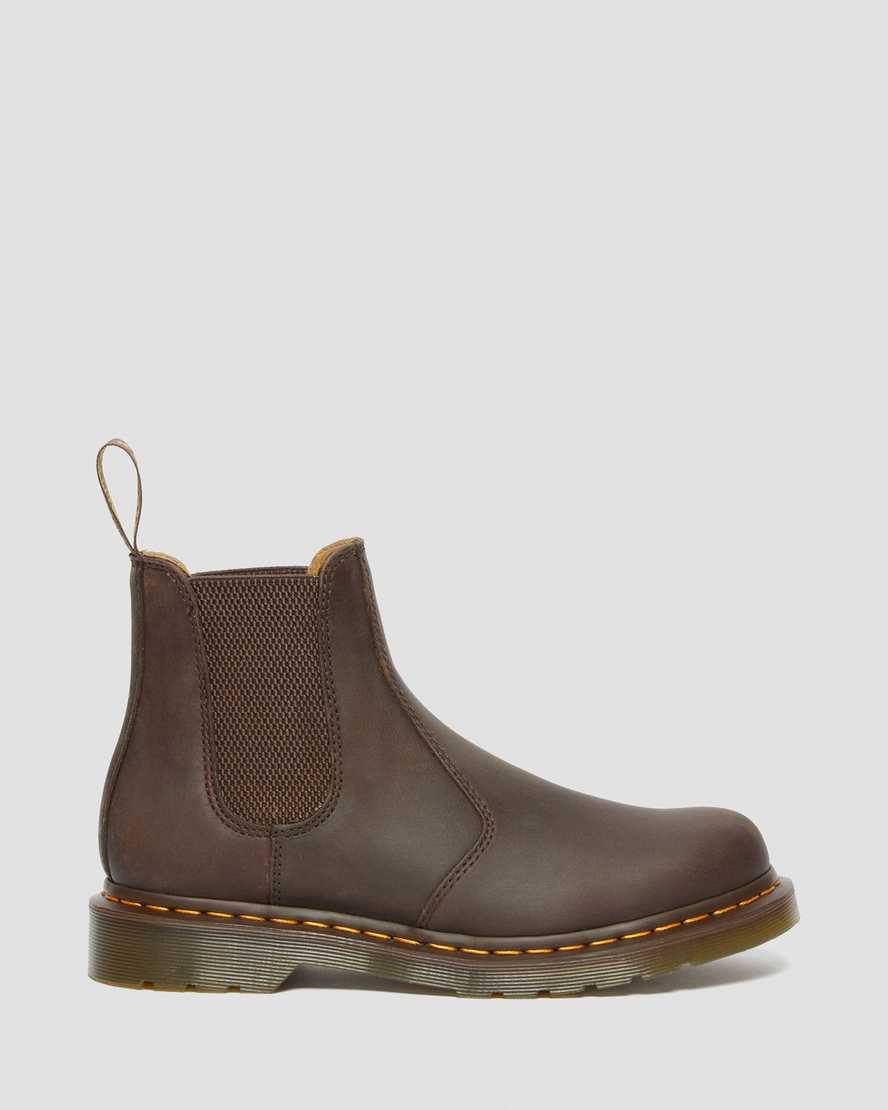 2976 Stitch Crazy Horse Leather Chelsea Boots2976 Yellow Stitch Crazy Horse Leather Chelsea Boots Dr. Martens