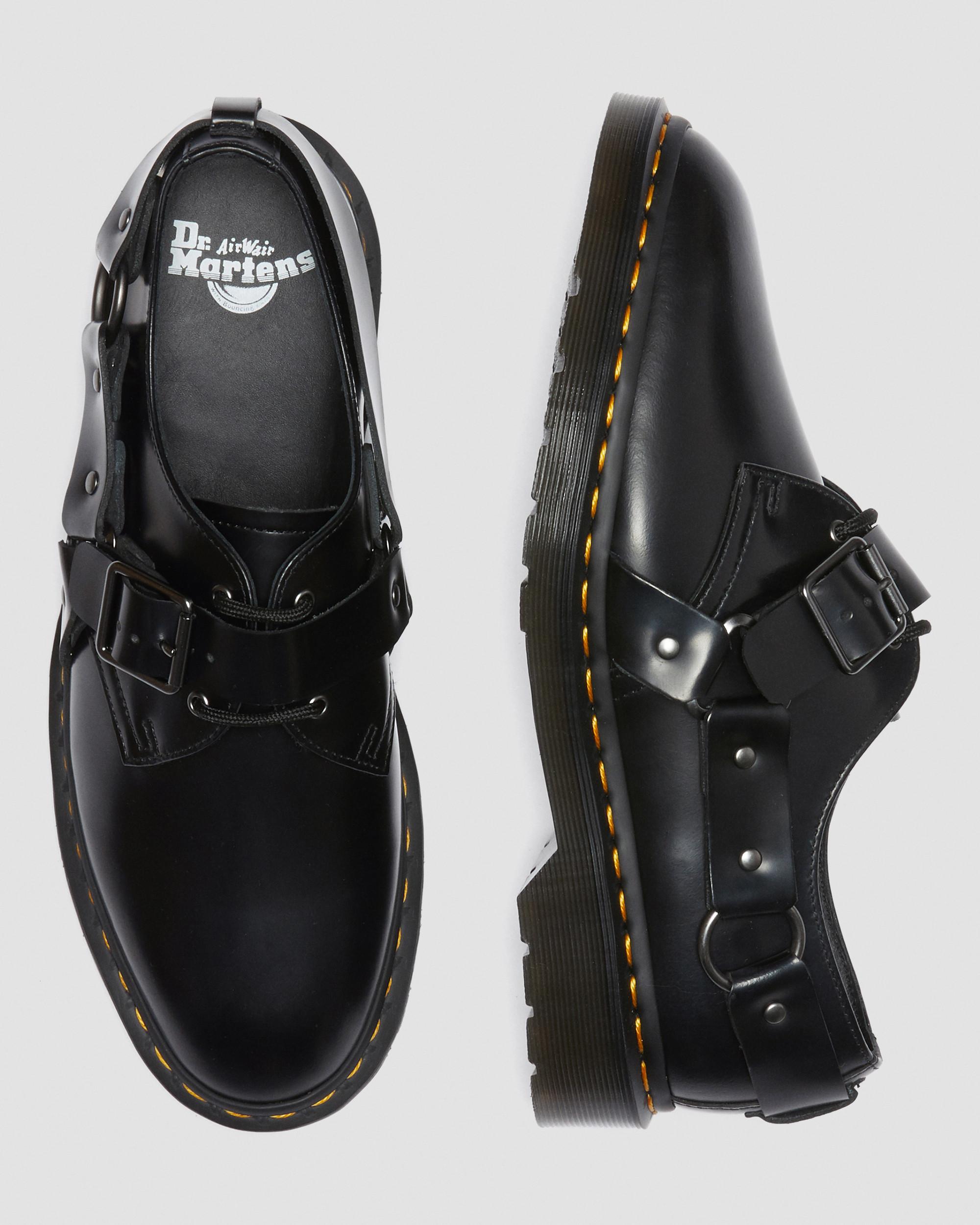 Henree Polished Smooth Leather Buckle Shoes | Dr. Martens