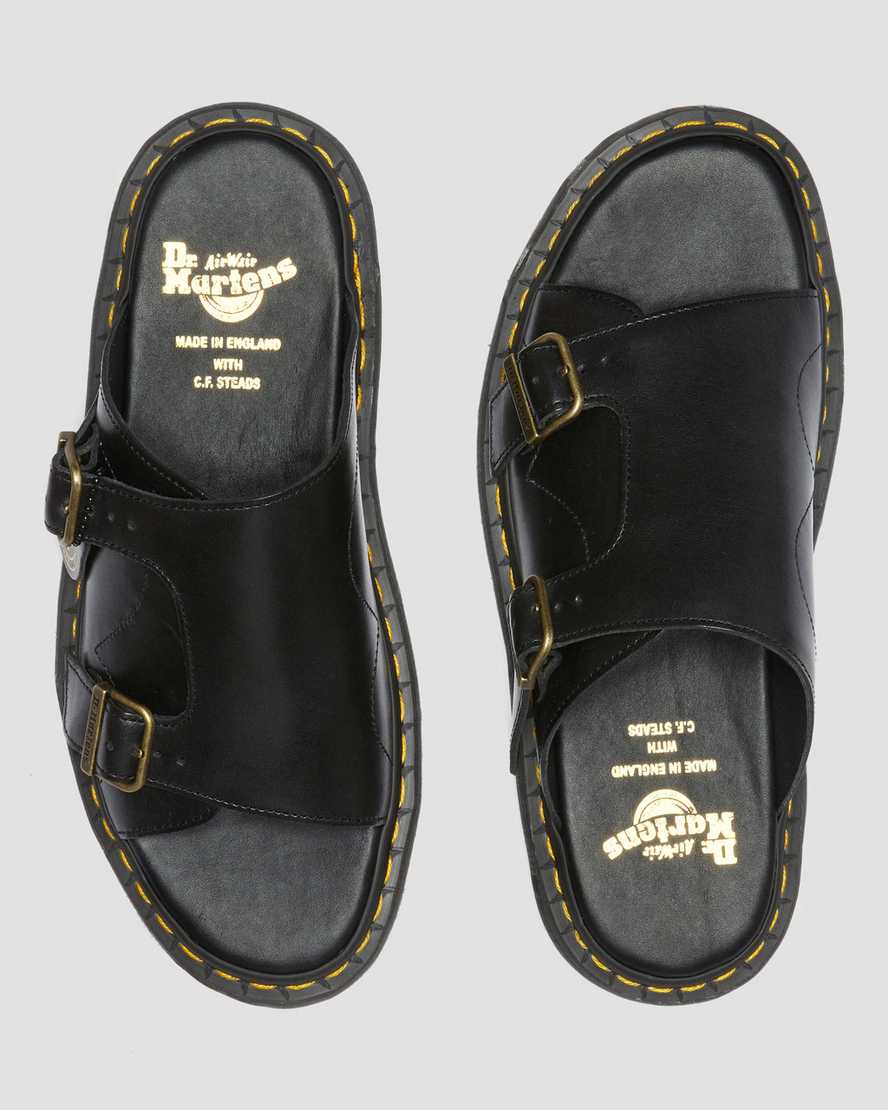 Dayne Made in England Leather Slide Sandals Dayne Made in England Leather Slide Sandals Dr. Martens
