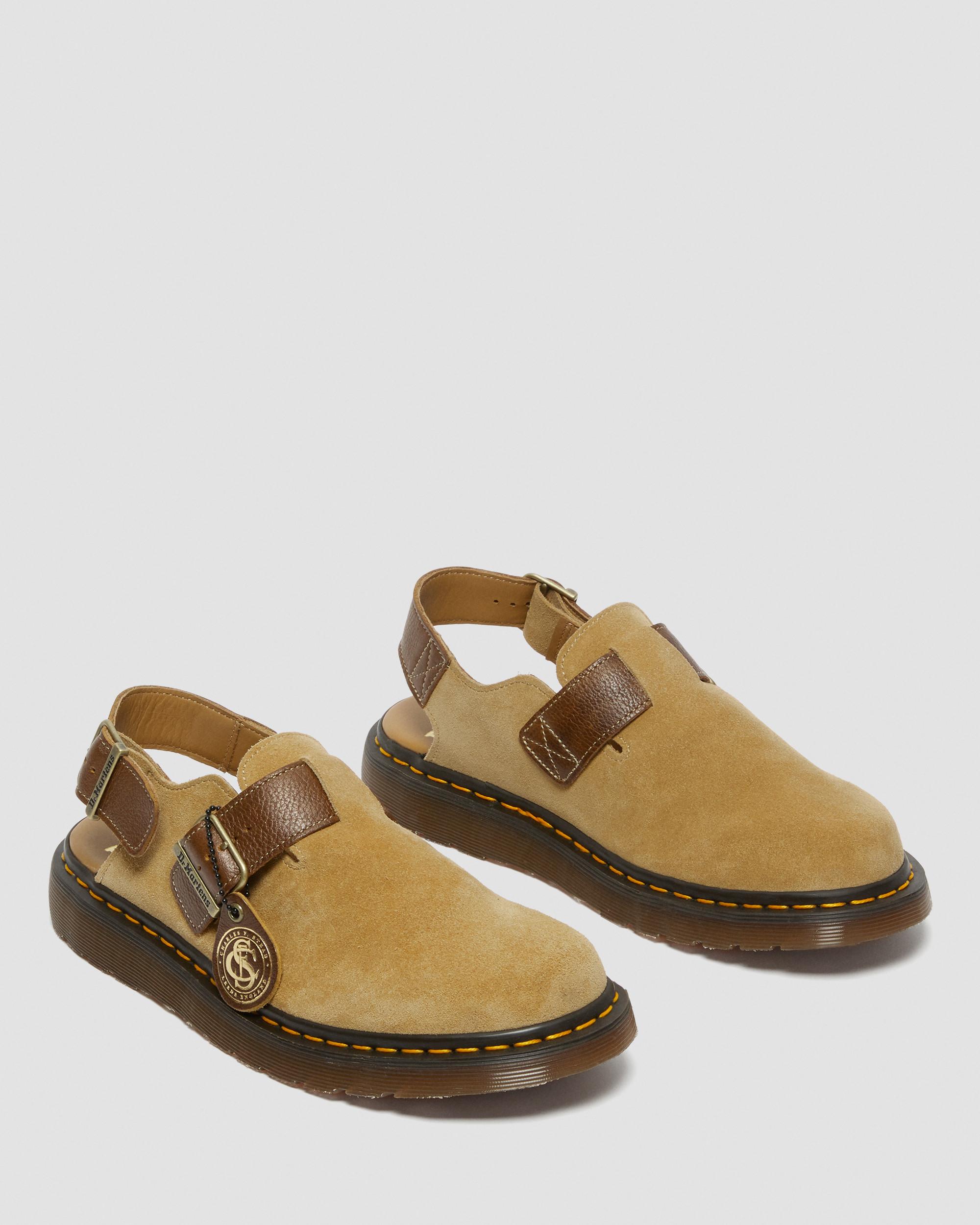 Jorge Made in England Suede Mules | Dr. Martens