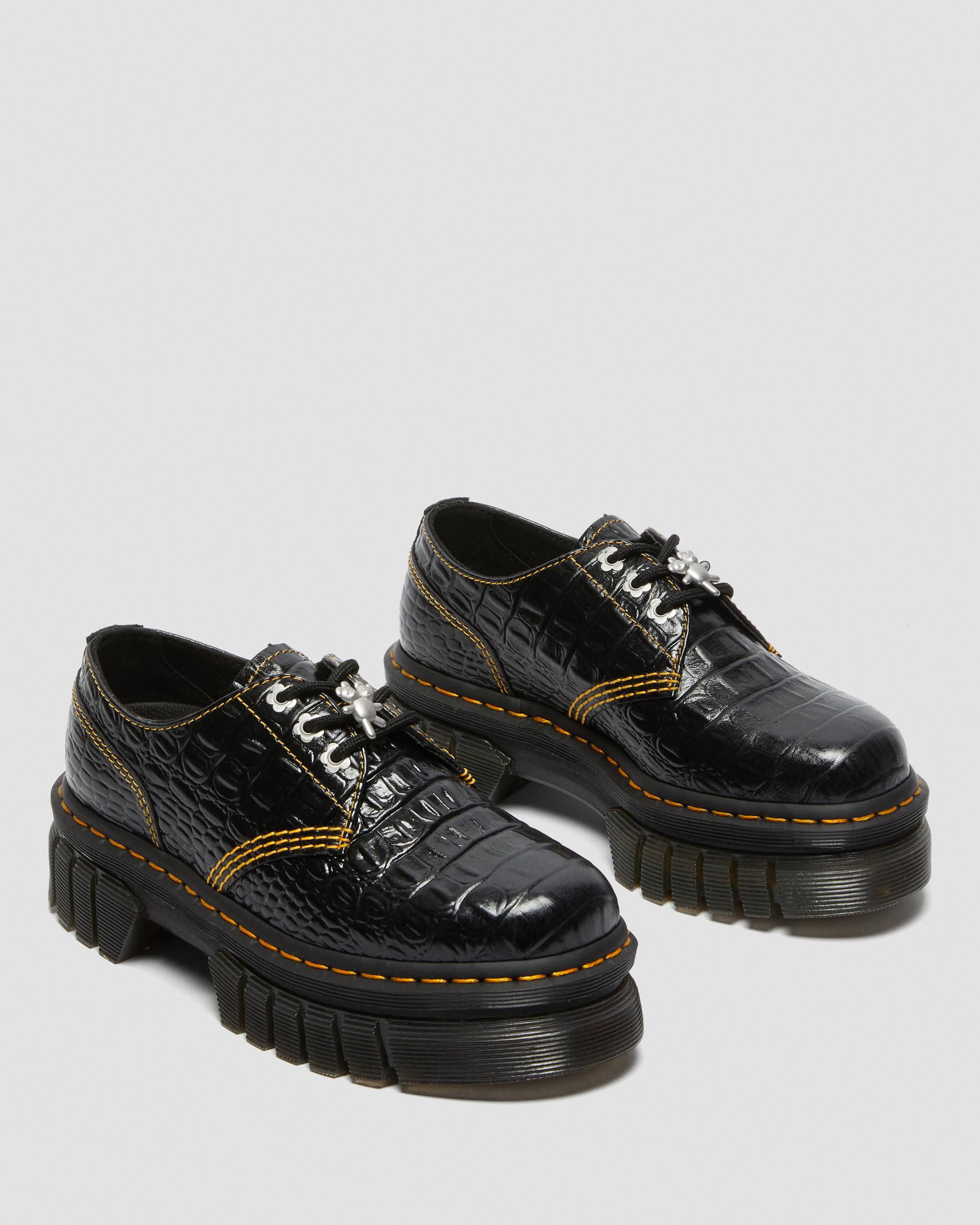 Dr. Martens エクボ Audrick Heaven by MJ Croc Shoes in BLACK | Dr. Martens™