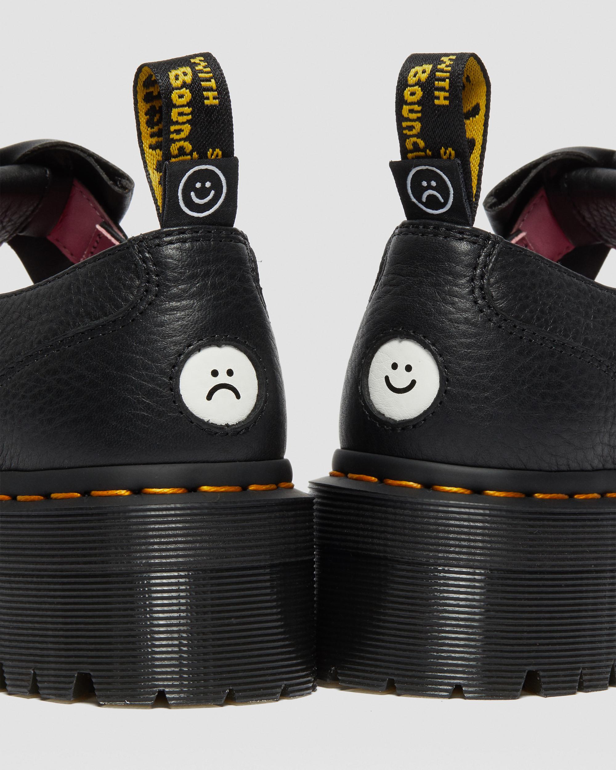 Bethan Lazy Oaf Leather Mary Janes in BLACK | Dr. Martens™
