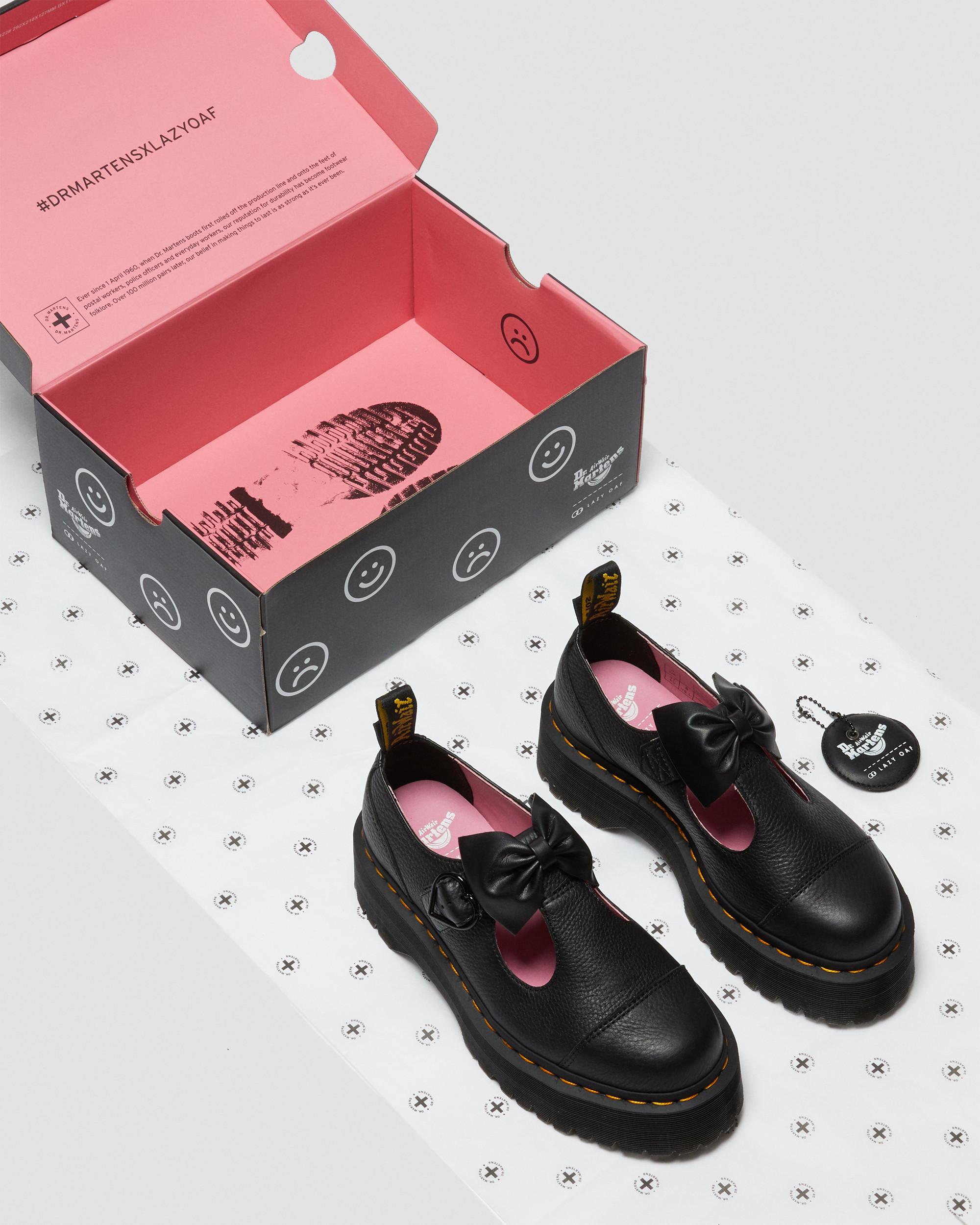 Bethan Lazy Oaf Leather Mary Janes in BLACK | Dr. Martens™