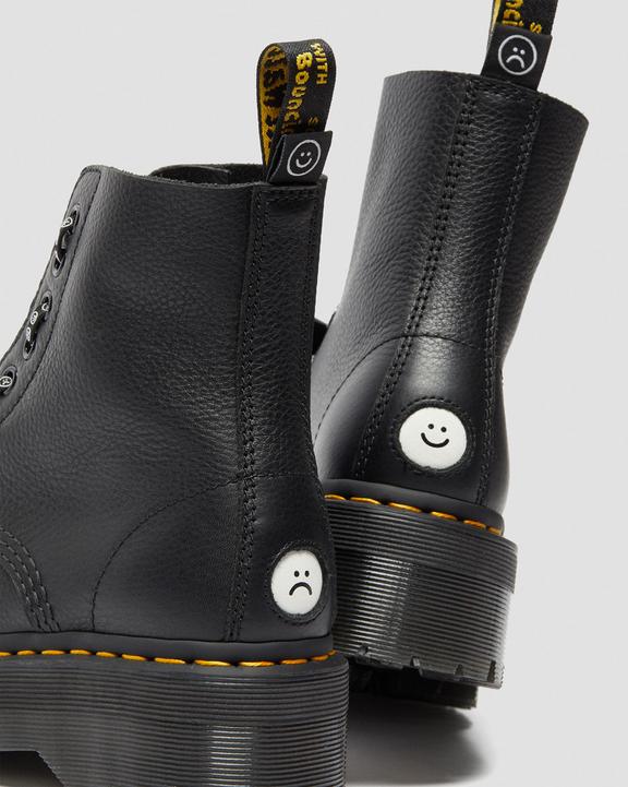 Sinclair Lazy Oaf Leather Platform Boots in Black | Dr. Martens Sinclair Lazy Oaf Leather Platform Boots in Black | Dr. Martens