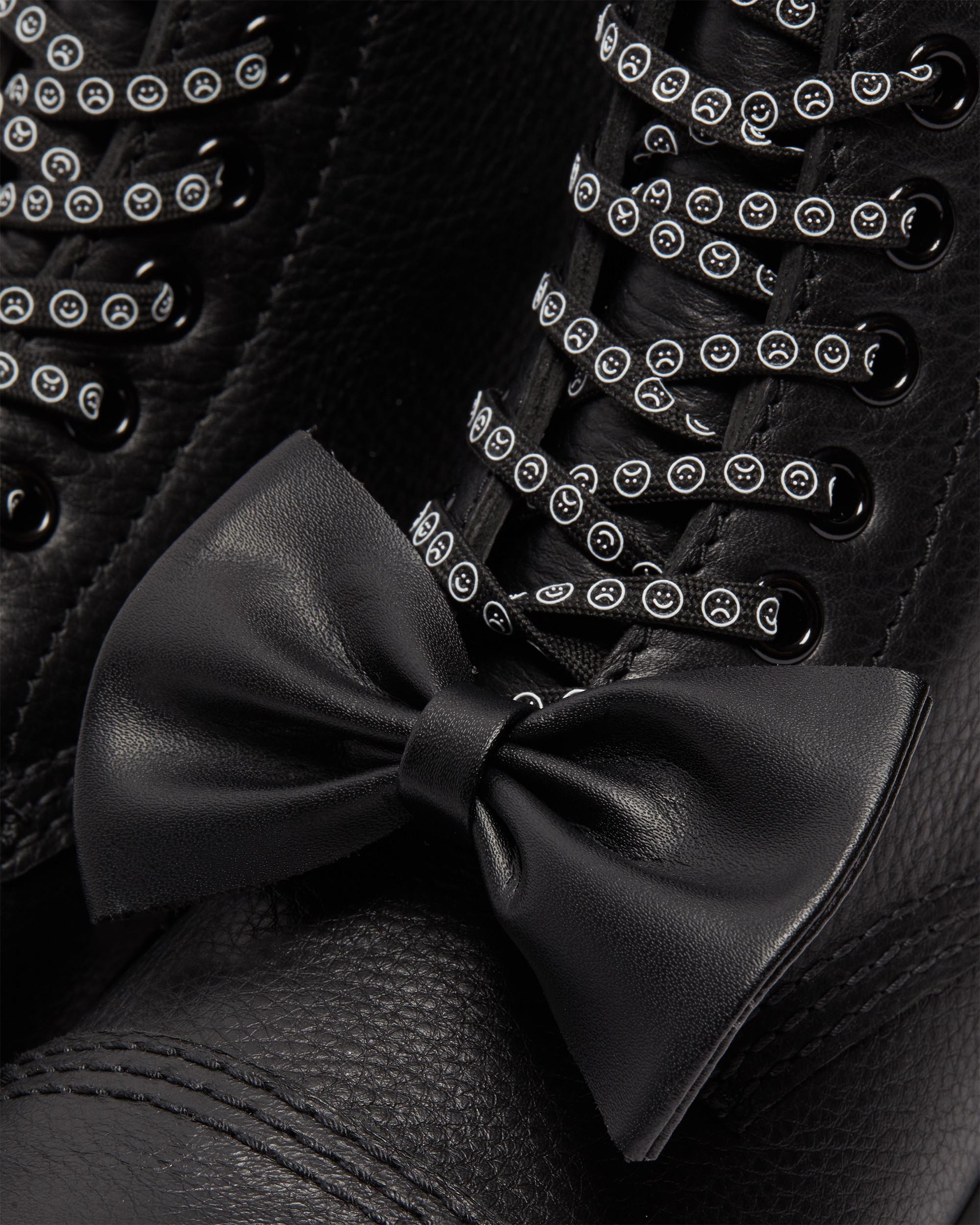 Sinclair Lazy Oaf Leather Platform Boots in BLACK | Dr. Martens™