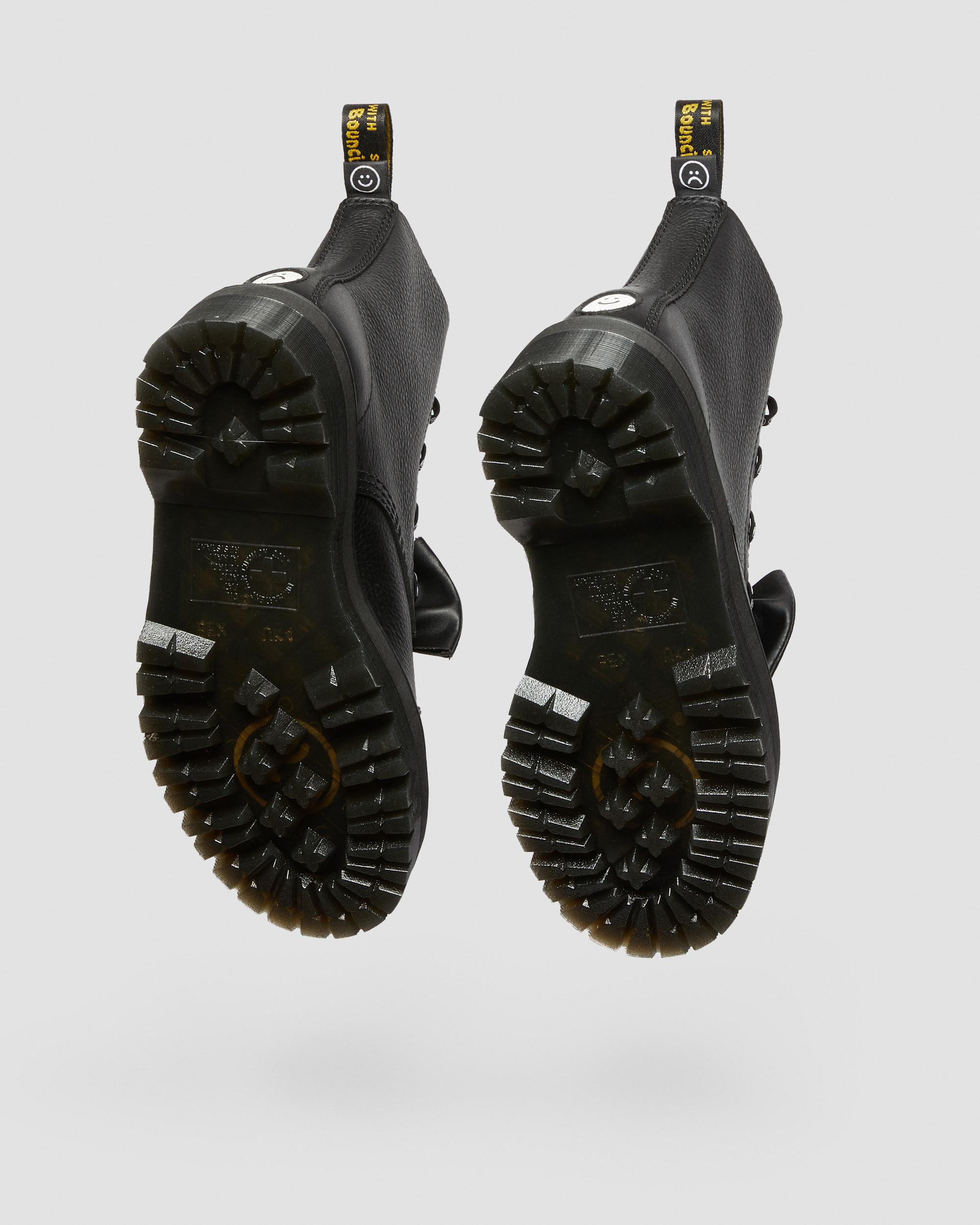 Sinclair Lazy Oaf Leather Platform Boots in BLACK | Dr. Martens™