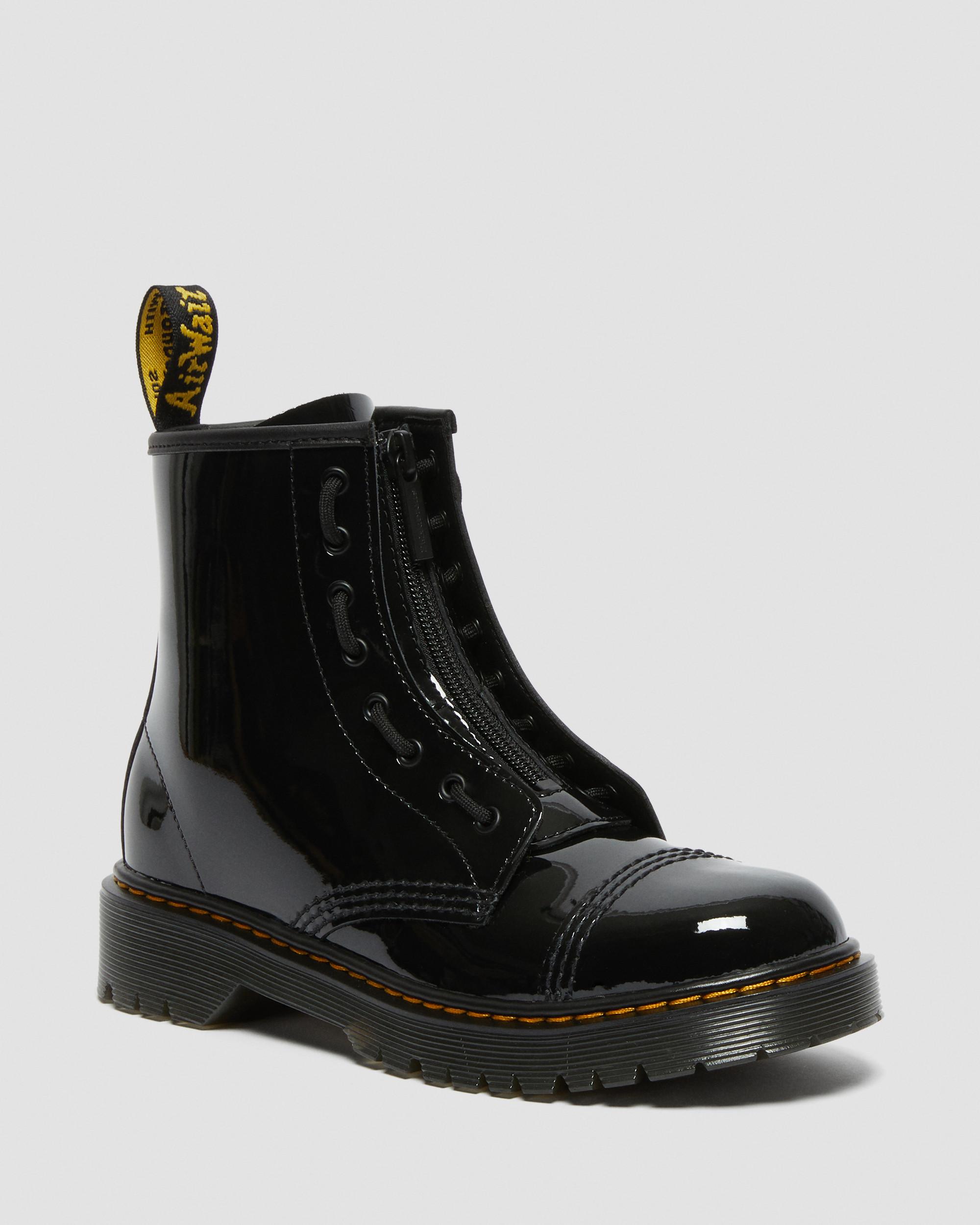 Dr. Leather | Lace Softy Martens Boots 1460 Black Youth T Up in