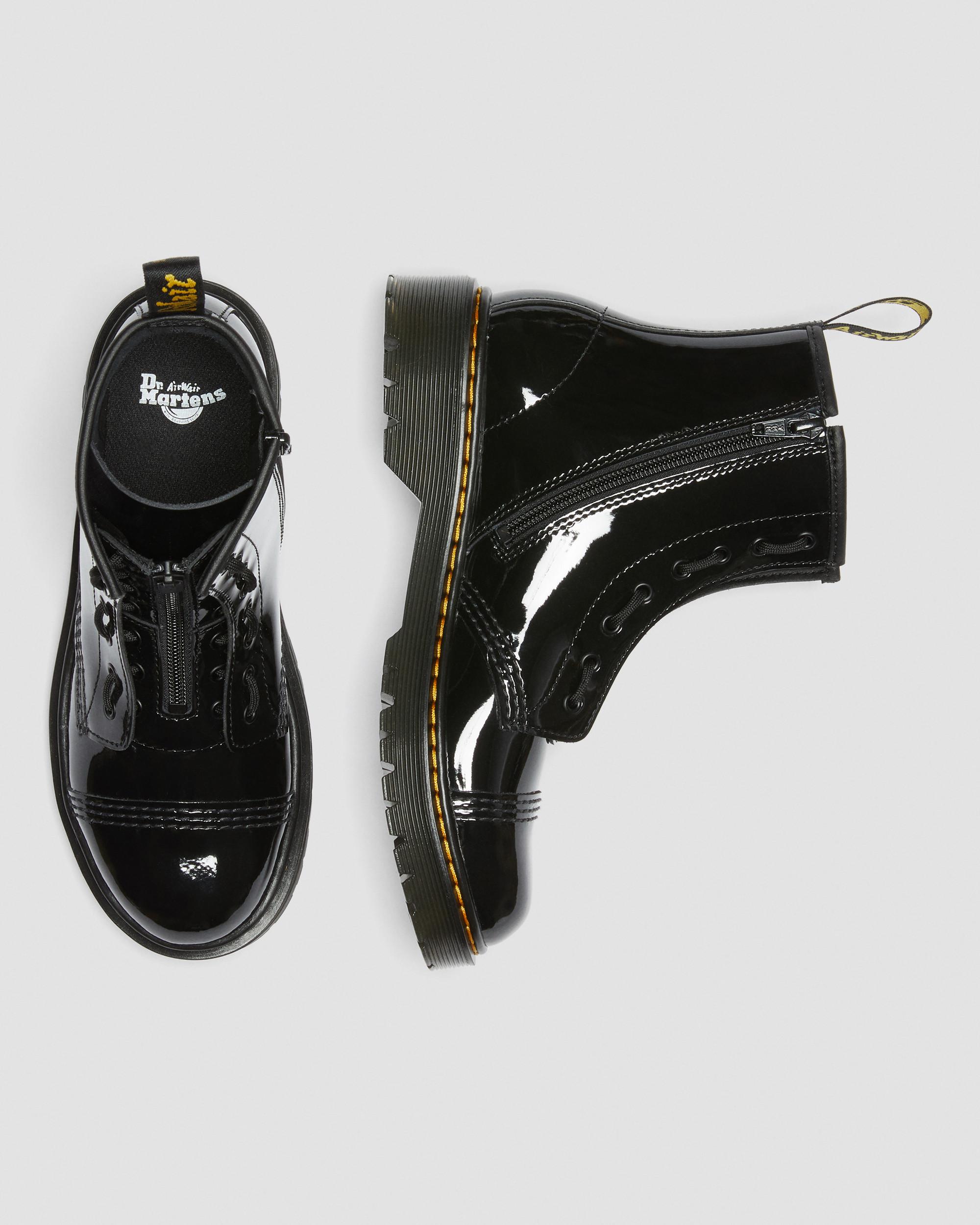 【希少・厚底モデル】Dr.martens BEX サイズUK8 Youth Sinclair Bex Patent Leather Boots in BLACK | Dr. Martens™