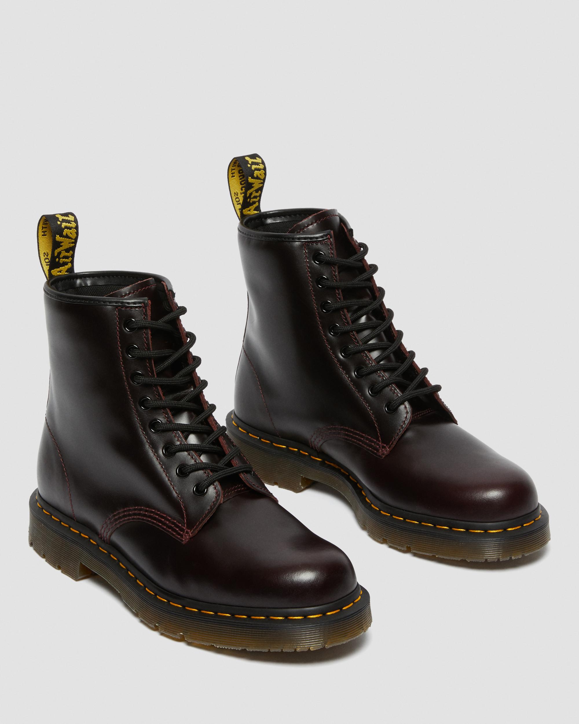 1460 Slip Resistant Atlas Leather Lace Up Boots in OXBLOOD | Dr