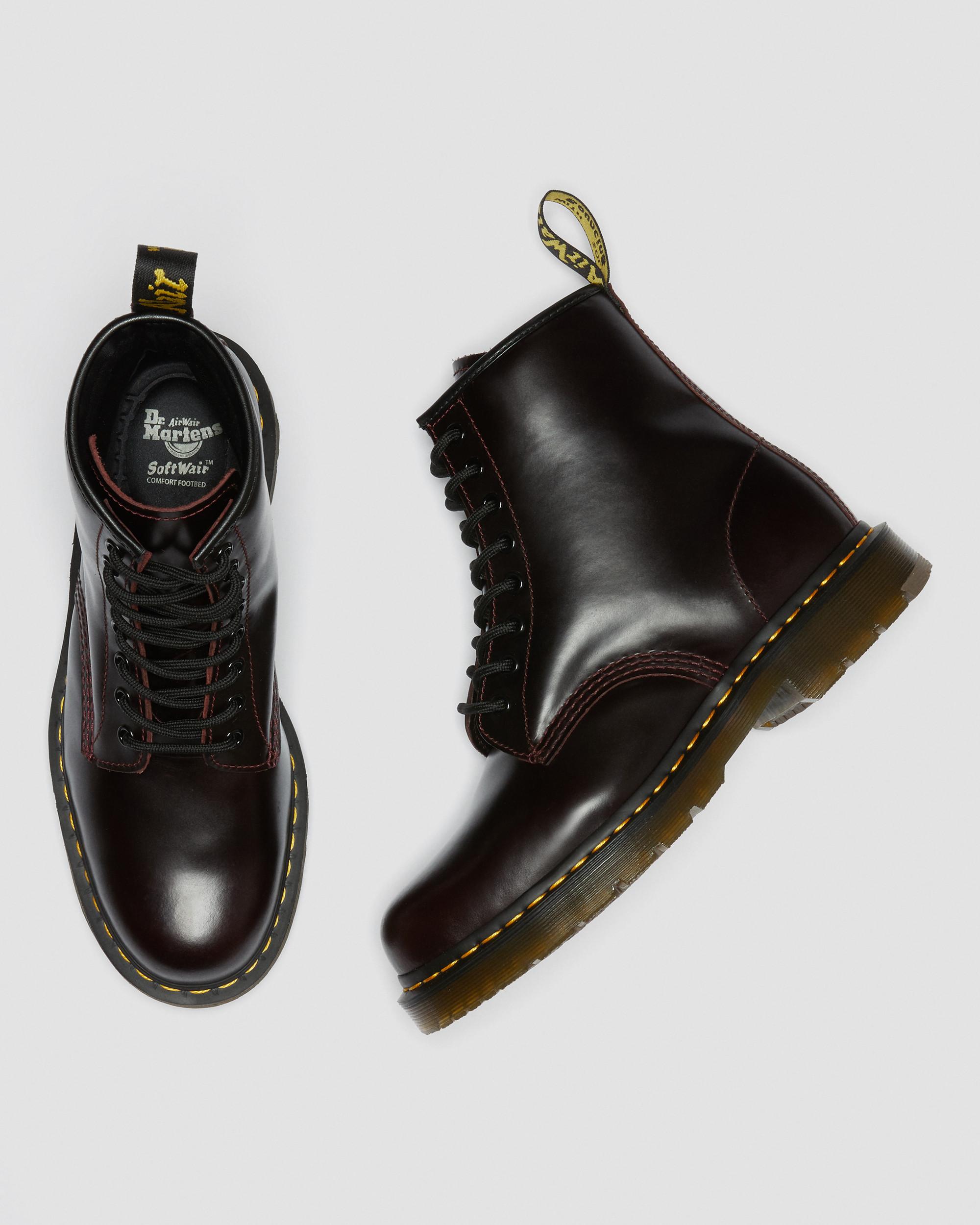 Oxblood Vs Cherry Red Botas Dr Martens 1460 Slip Resistant Para Hombre  Burdeos Awley Vs