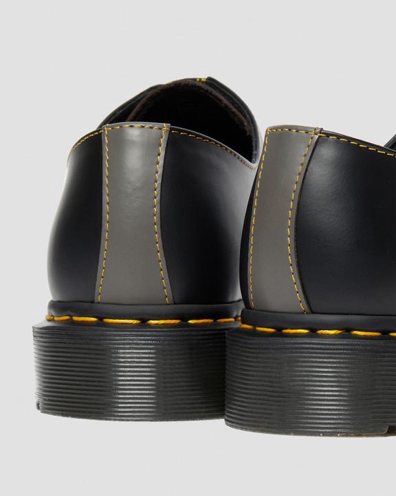 1461 Contrast Stitch Smooth Leather Oxford Shoes in Charcoal 1461 Contrast Stitch Smooth Leather Oxford Shoes in Charcoal