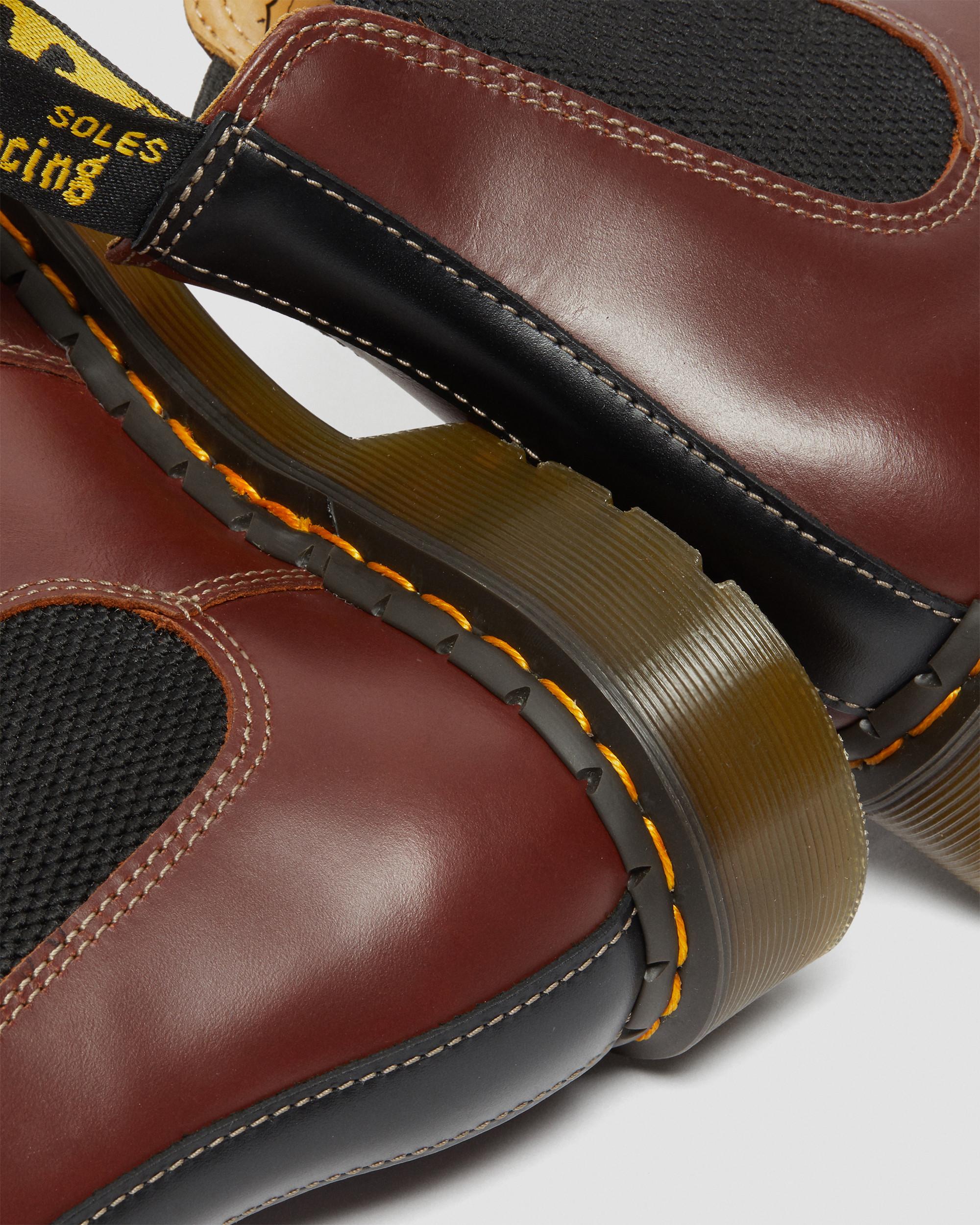 2976 Abruzzo Leather Chelsea Boots in Brun+Svart