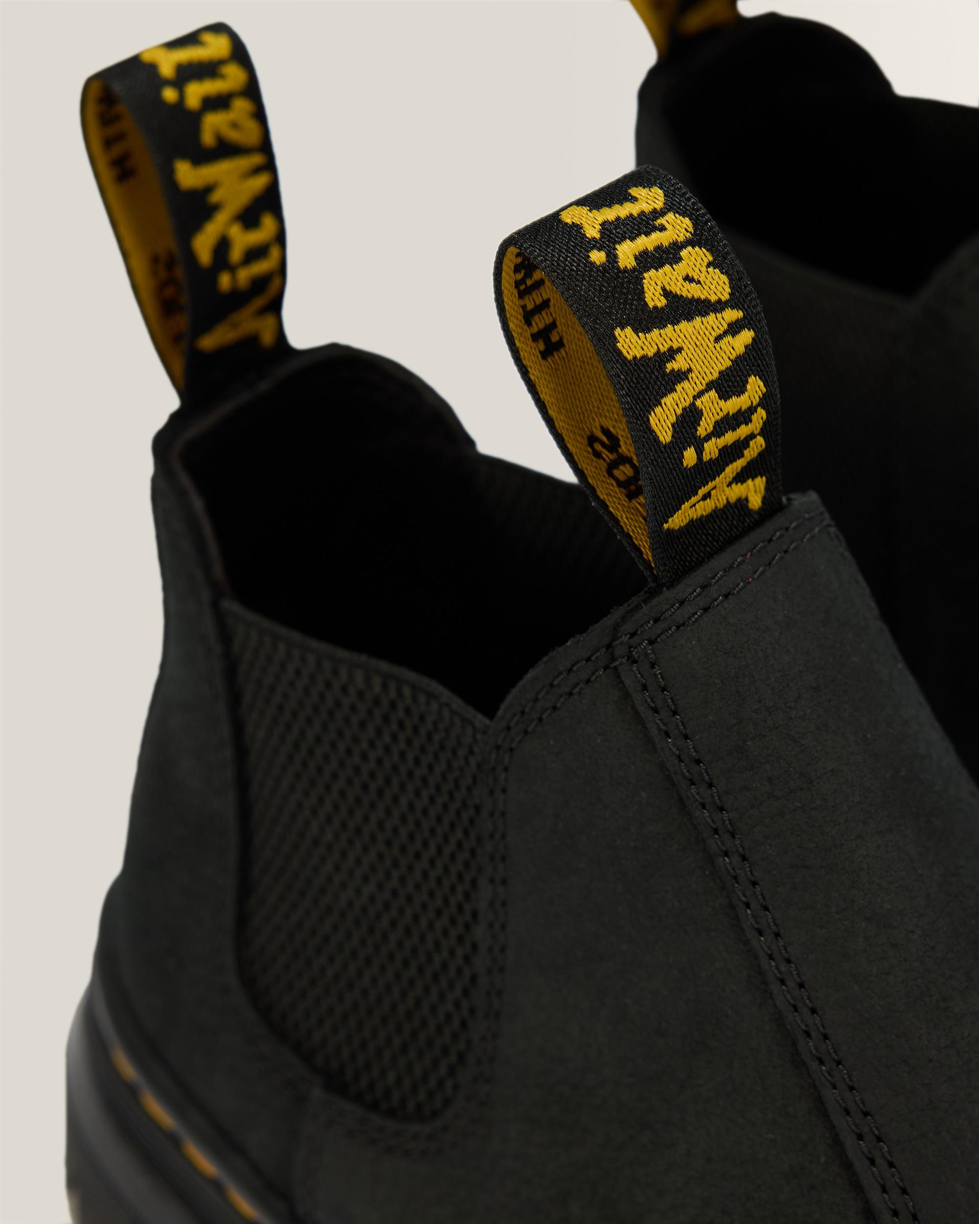 Hardie II Leather Chelsea Work Boots in Black | Dr. Martens display picture 1