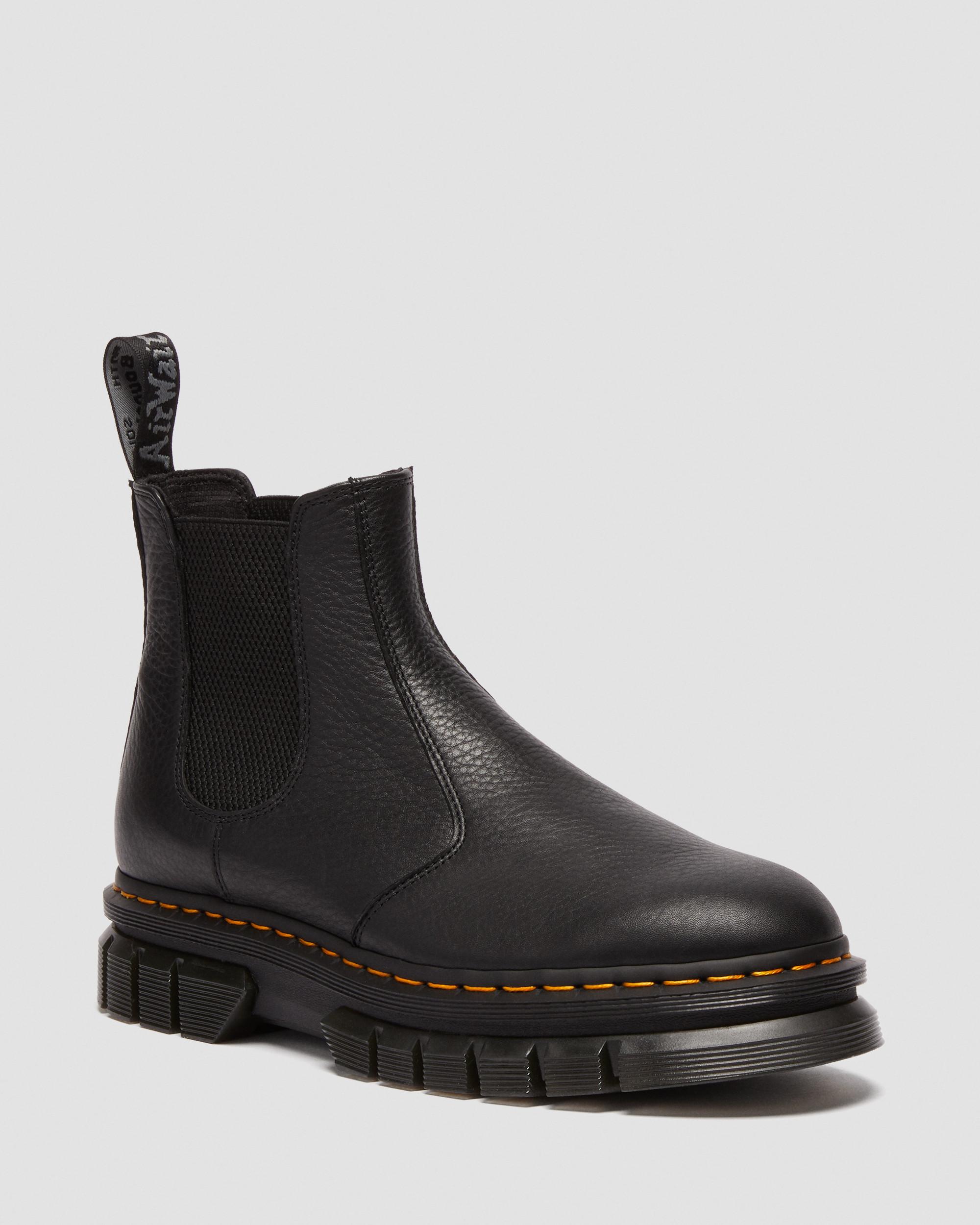 Rikard Lunar Leather Chelsea Boots in BLACK | Dr. Martens™