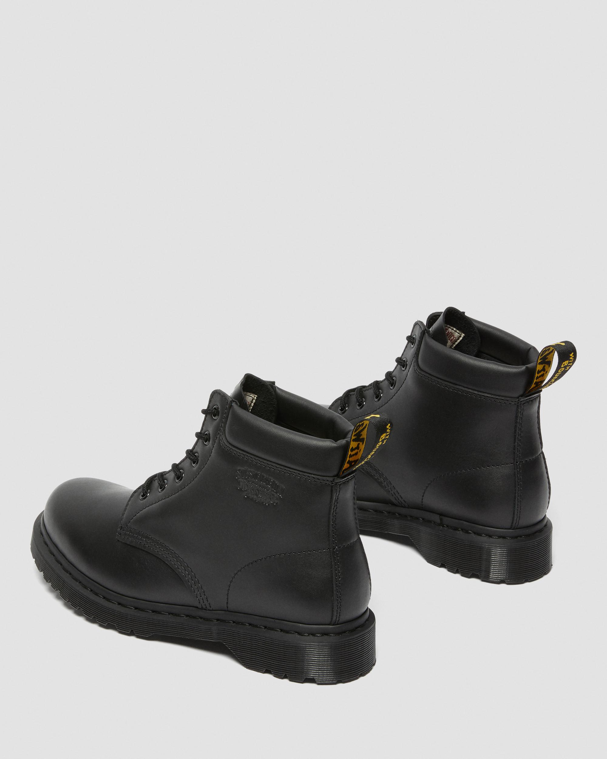 939 Stüssy Leather Ankle Boots, Black | Dr. Martens