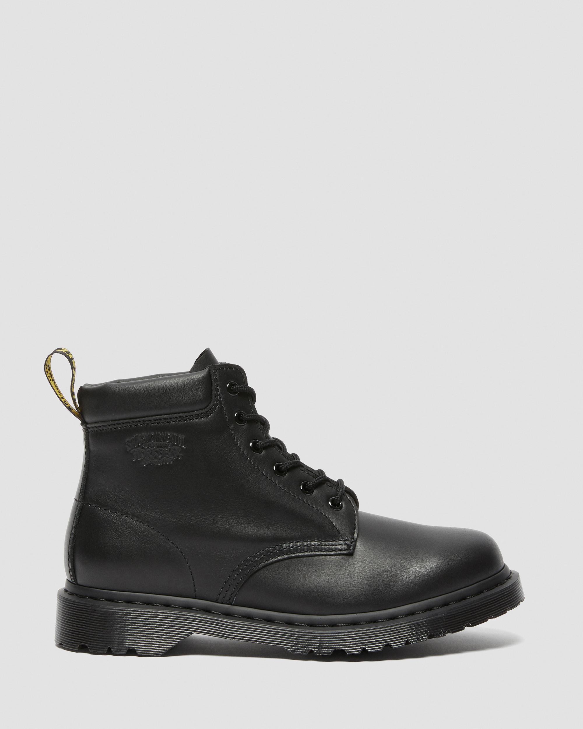 939 Stüssy Leather Ankle Boots in BLACK | Dr. Martens™