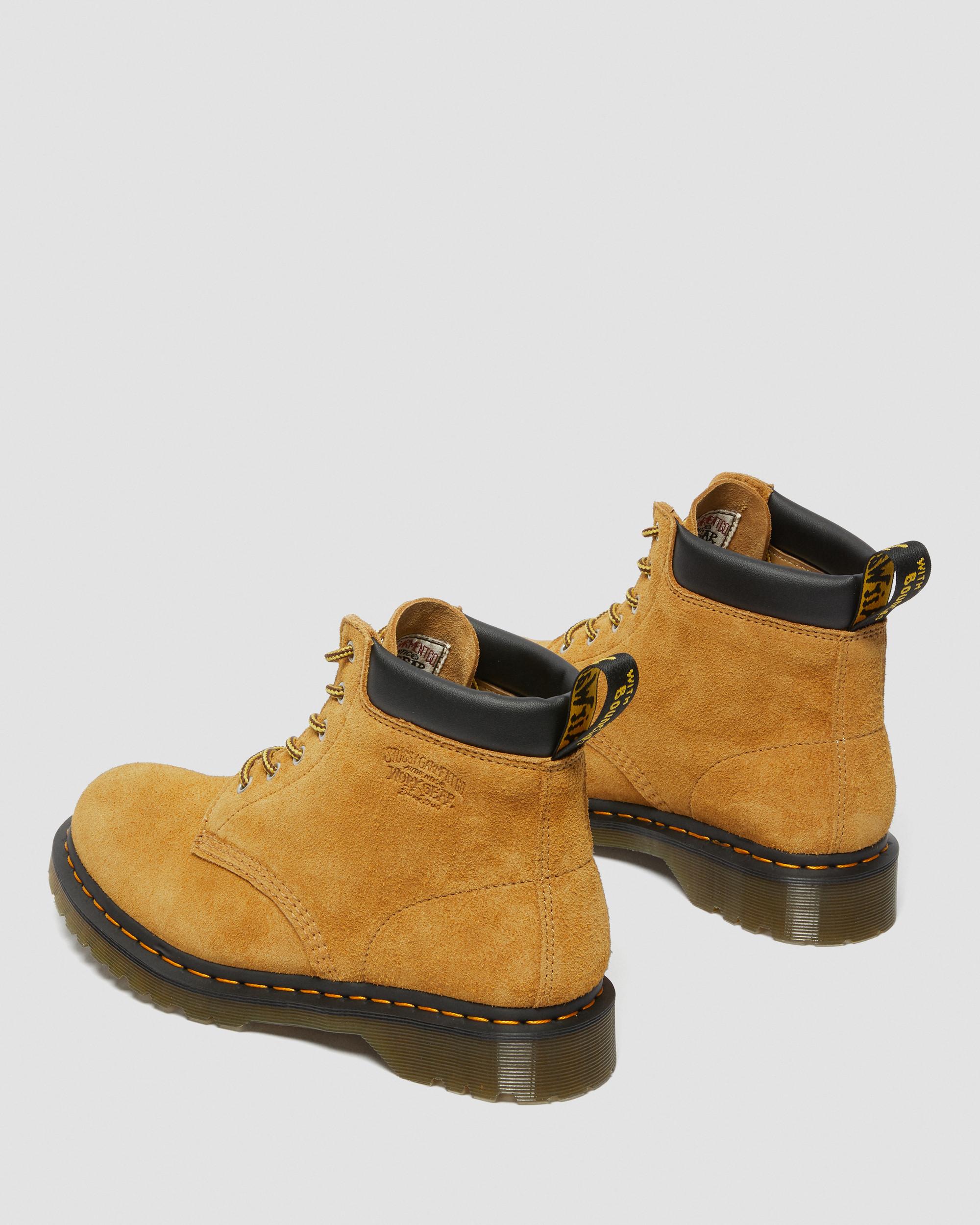 939 Stüssy Suede Ankle Boots in Brown | Dr. Martens