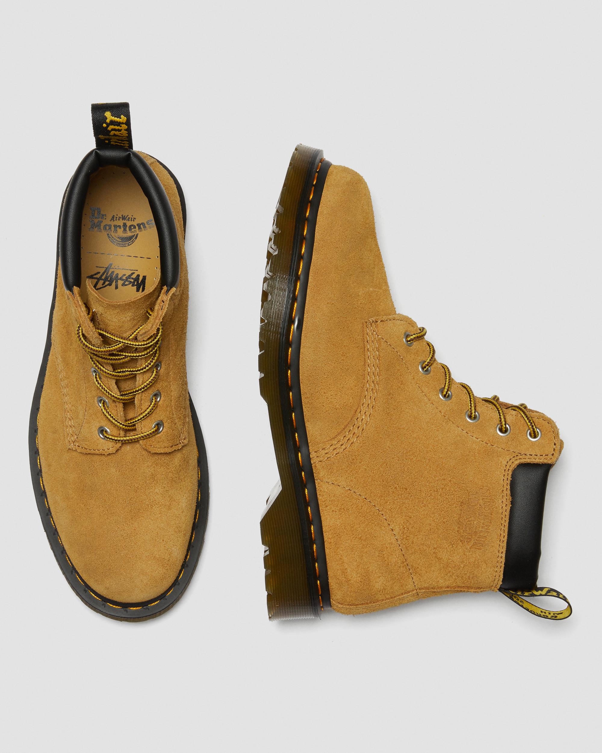939 Stüssy Suede Ankle Boots in CHESTNUT | Dr. Martens™