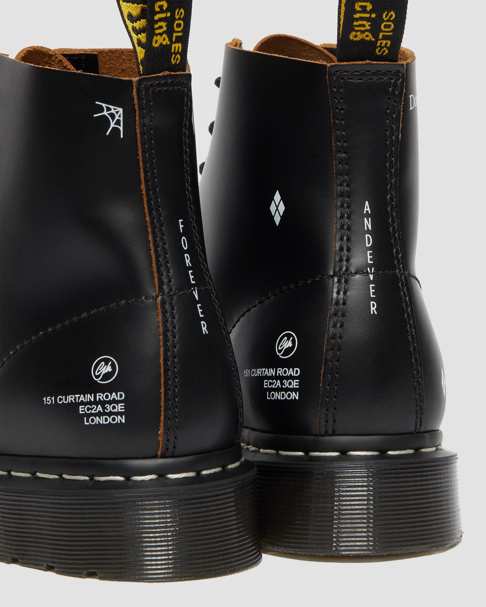 101 GOODHOOD LEATHER ANKLE BOOTS ​ in BLACK | Dr. Martens™