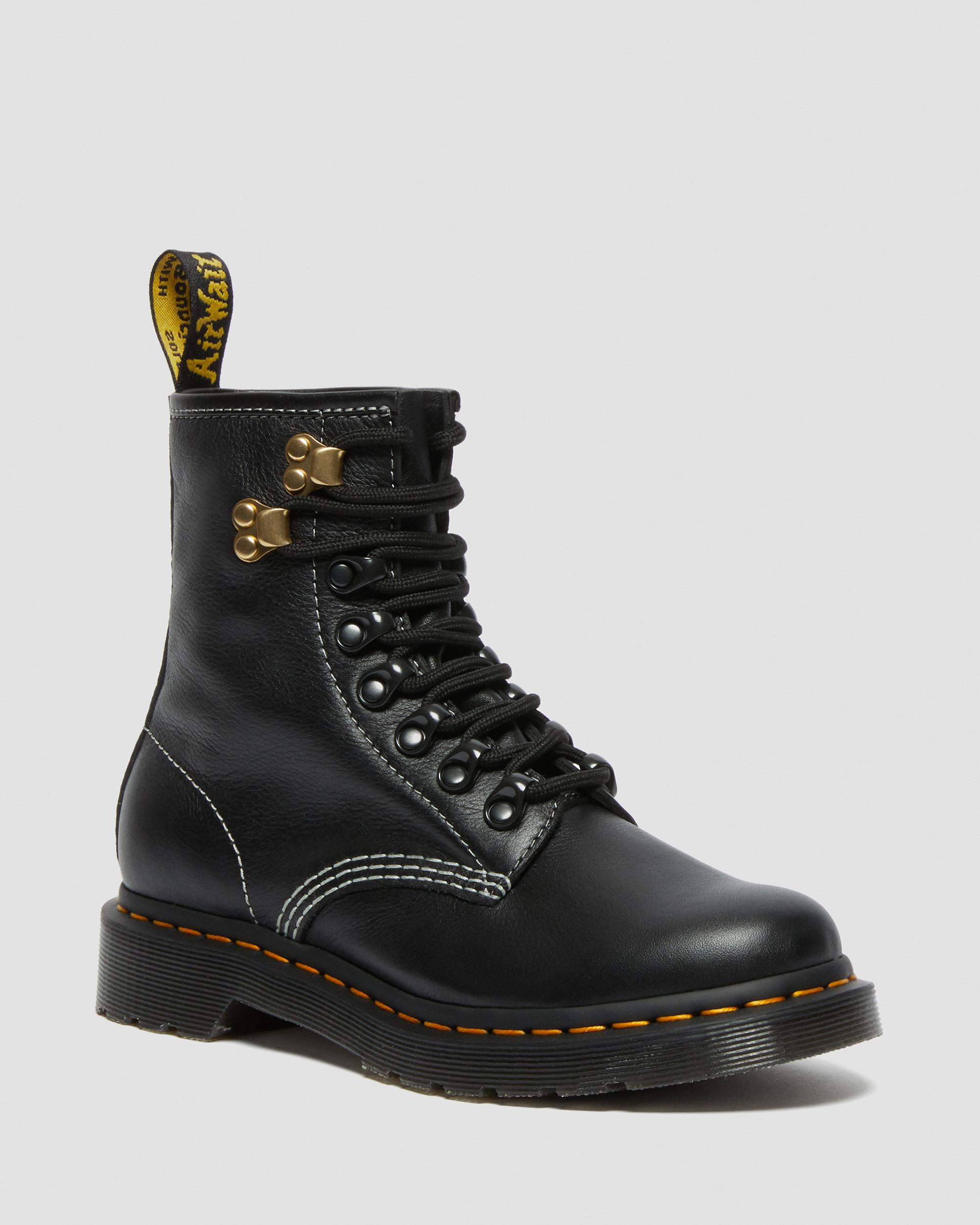 1460 Leather Boots HDW in Black | Dr. Martens