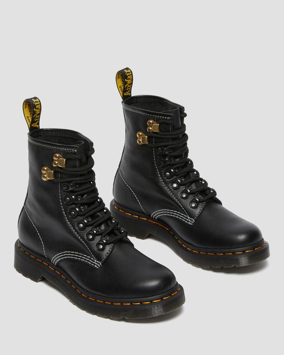 DR MARTENS 1460 Hardware Virginia Leather Lace Up Boots