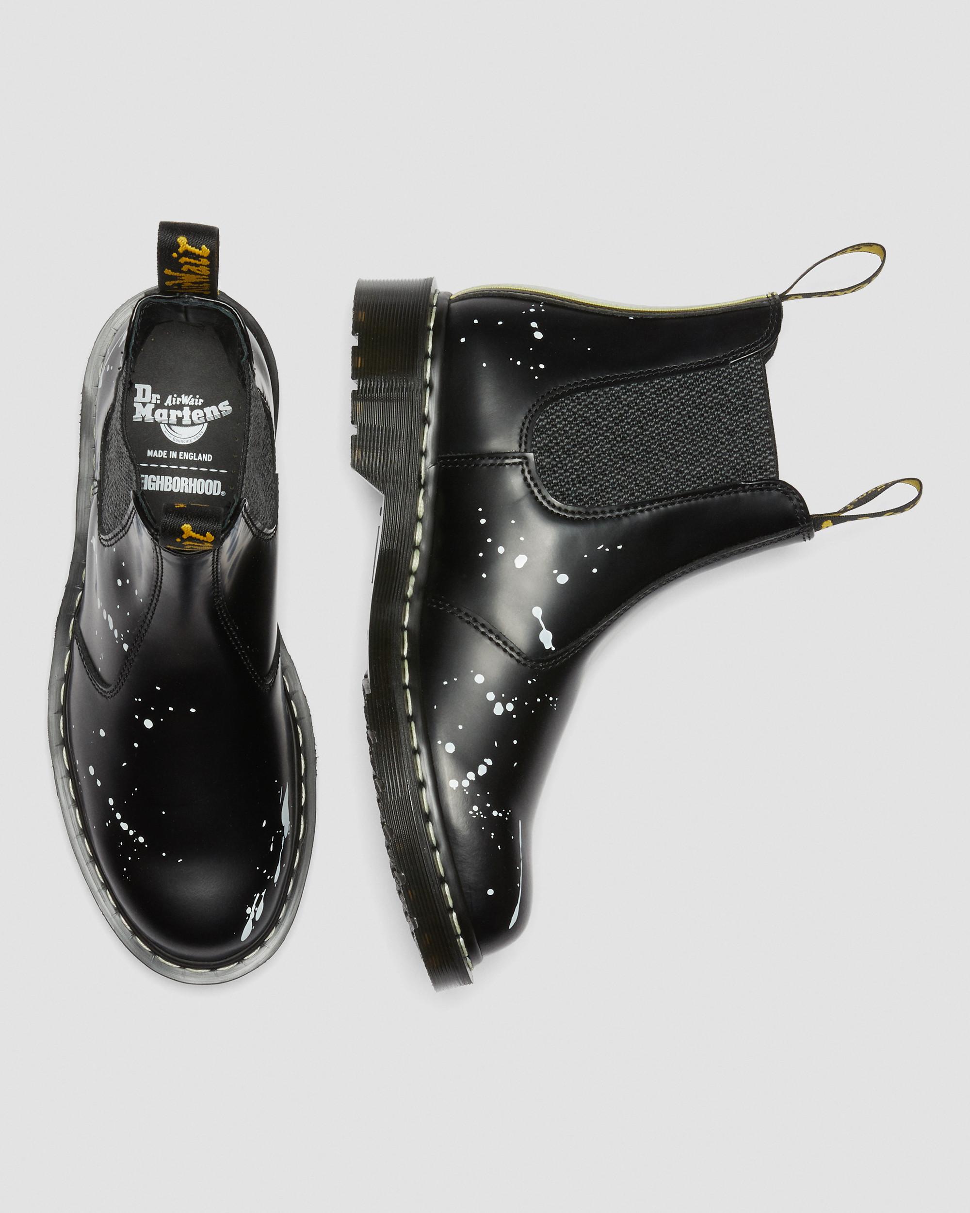 NEIGHBORHOOD × Dr.Martens CL-BOOTS 26㎝ 2976 Neighborhood Smooth Leather Chelsea Boots in BLACK+WHITE | Dr