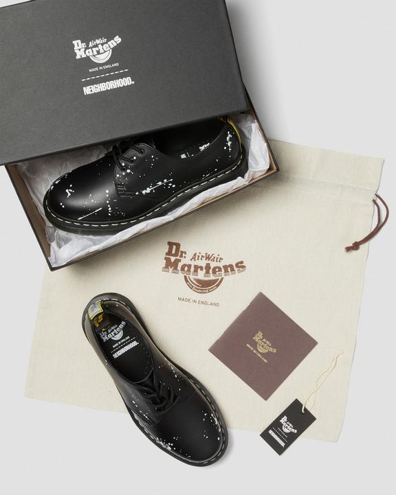 1461 Neighborhood Smooth Leather Oxford Shoes in Black | Dr 1461 Neighborhood Smooth Leather Oxford Shoes in Black | Dr