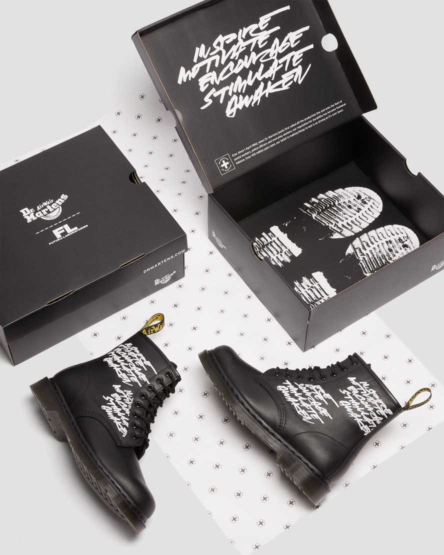 1460 Embroidered Futura Leather Boots 1460 Embroidered Futura Leather Boots  Dr. Martens