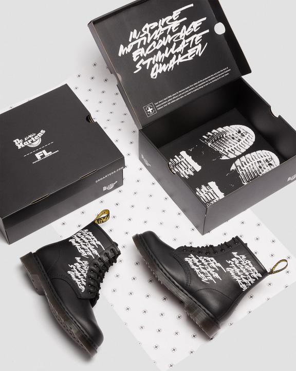 1460 Futura Embroidered Leather Lace Up Boots1460 Futura Embroidered Leather Lace Up Boots Dr. Martens