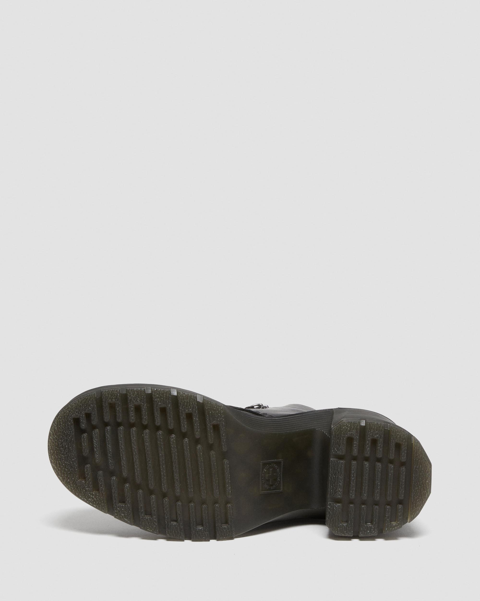Jesy Sendal Leather Heels Black in Black