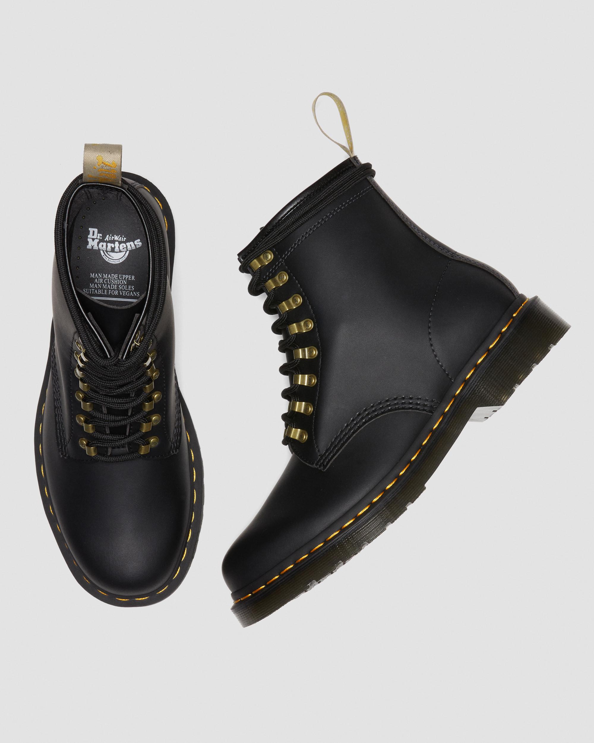 Vegan 1460 Hardware Lace Up Boots in BLACK | Dr. Martens™