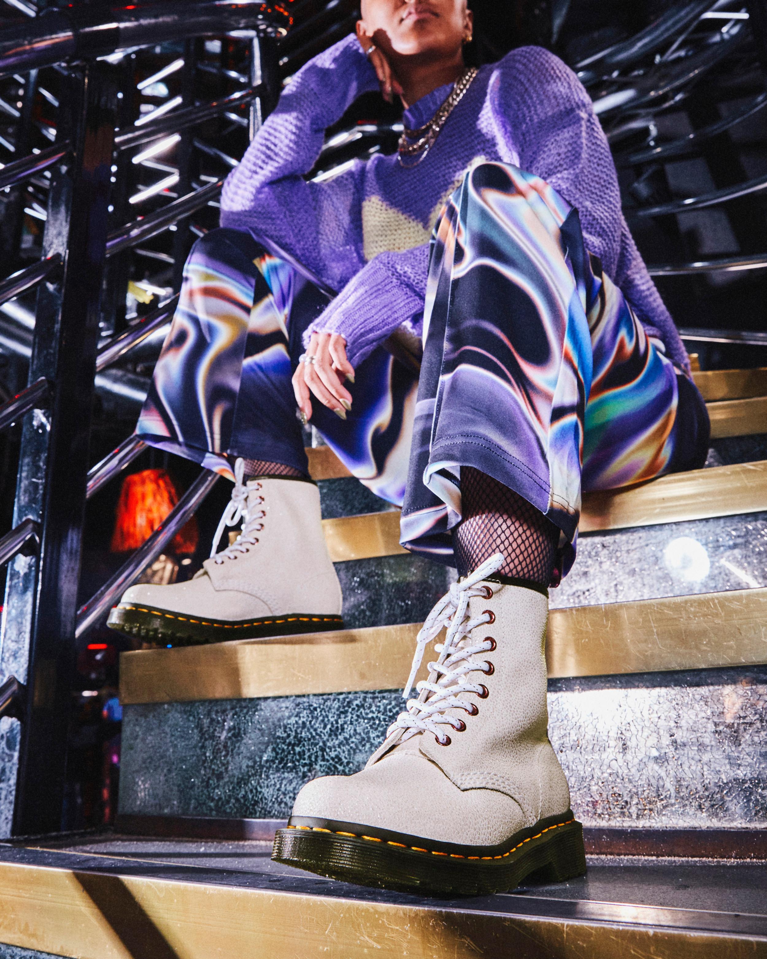 1460 Women's Bejeweled Lace Up Boots in WHITE | Dr. Martens™