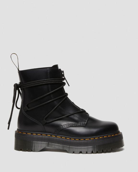 Jarrick II Laced Leather Platform Boots in Black | Dr. Martens Jarrick II Laced Leather Platform Boots in Black | Dr. Martens