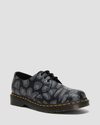 1461 Distorted Leopard Print Oxford Shoes