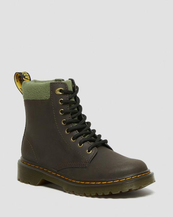Toddler 1460 Collar Fleece Lined Lace Up BootsToddler 1460 Collar Fleece Lined Lace Up Boots Dr. Martens