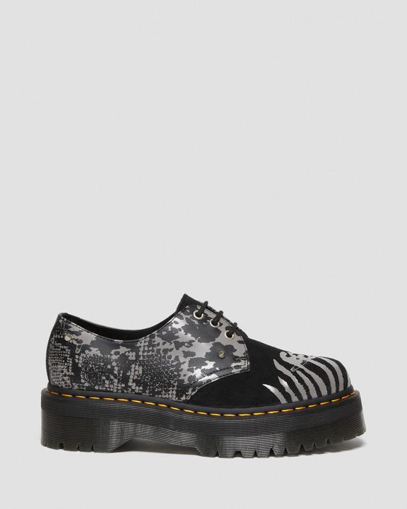 Zapatos con plataforma con de leopardo en ante | Martens