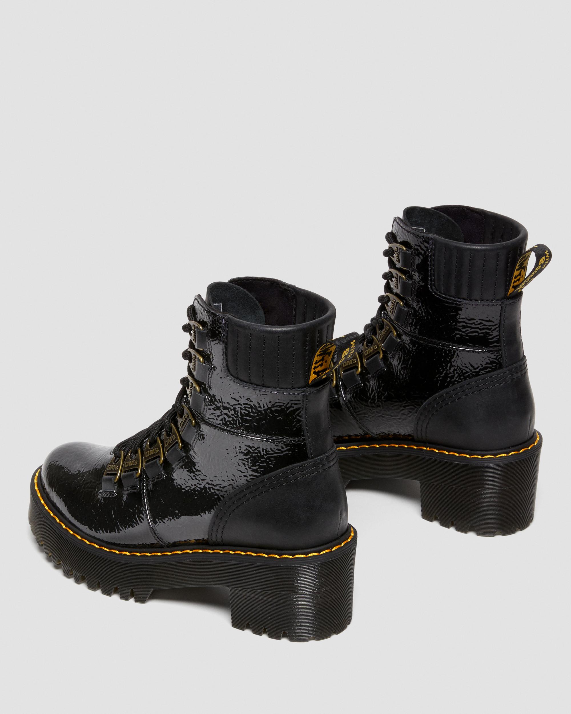 Lauréate leather lace up boots