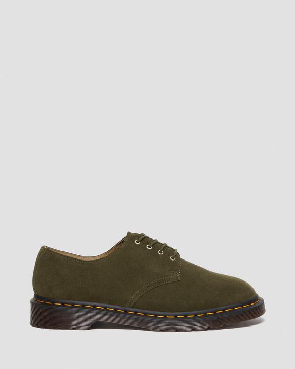 Smiths Repello Suede Dress Shoes in Olive | Dr. Martens Smiths Repello Suede Dress Shoes in Olive | Dr. Martens