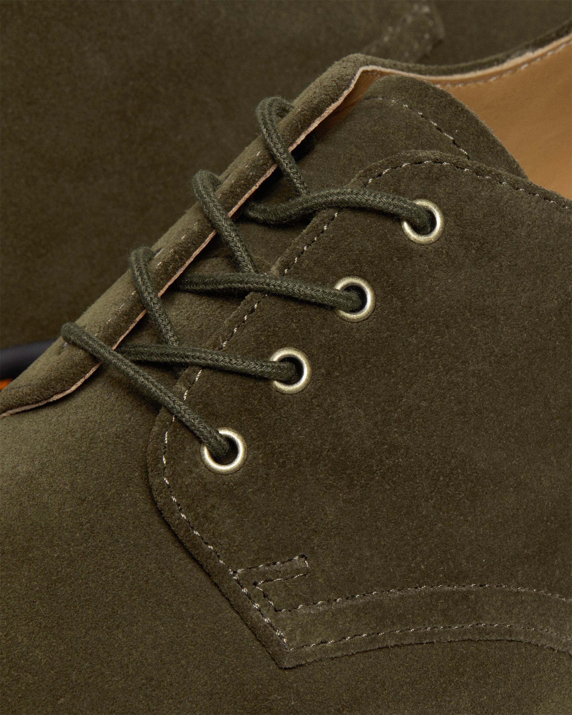 Smiths Repello Suede Dress Shoes in OLIVE GREEN | Dr. Martens™