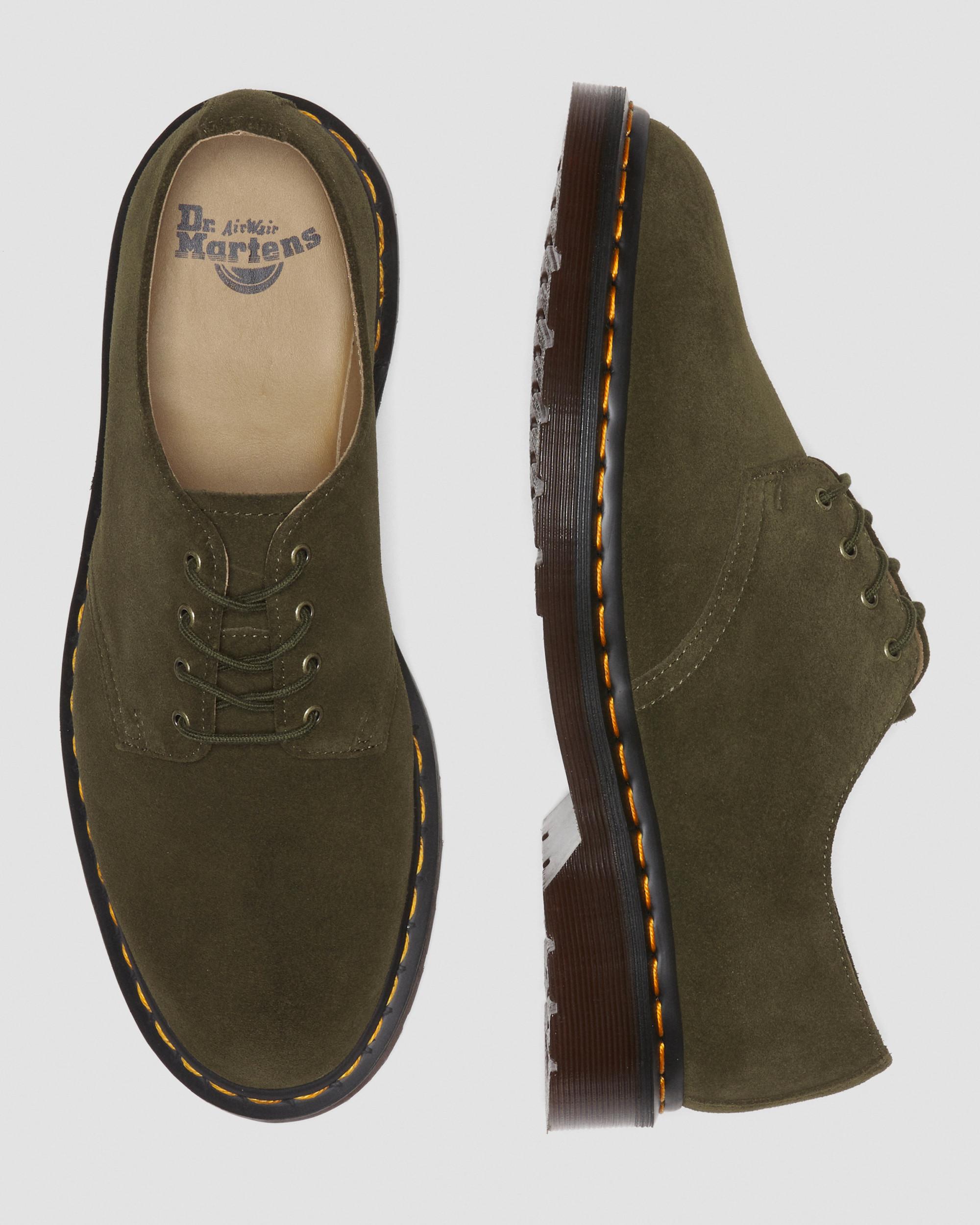 Smiths Repello Suede Dress Shoes in OLIVE GREEN | Dr. Martens™