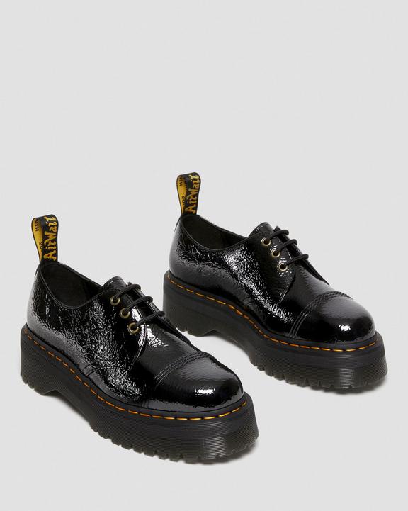 1461 Distressed Patent Leather Platform Shoes1461 Distressed Patent Leather Platform Shoes Dr. Martens