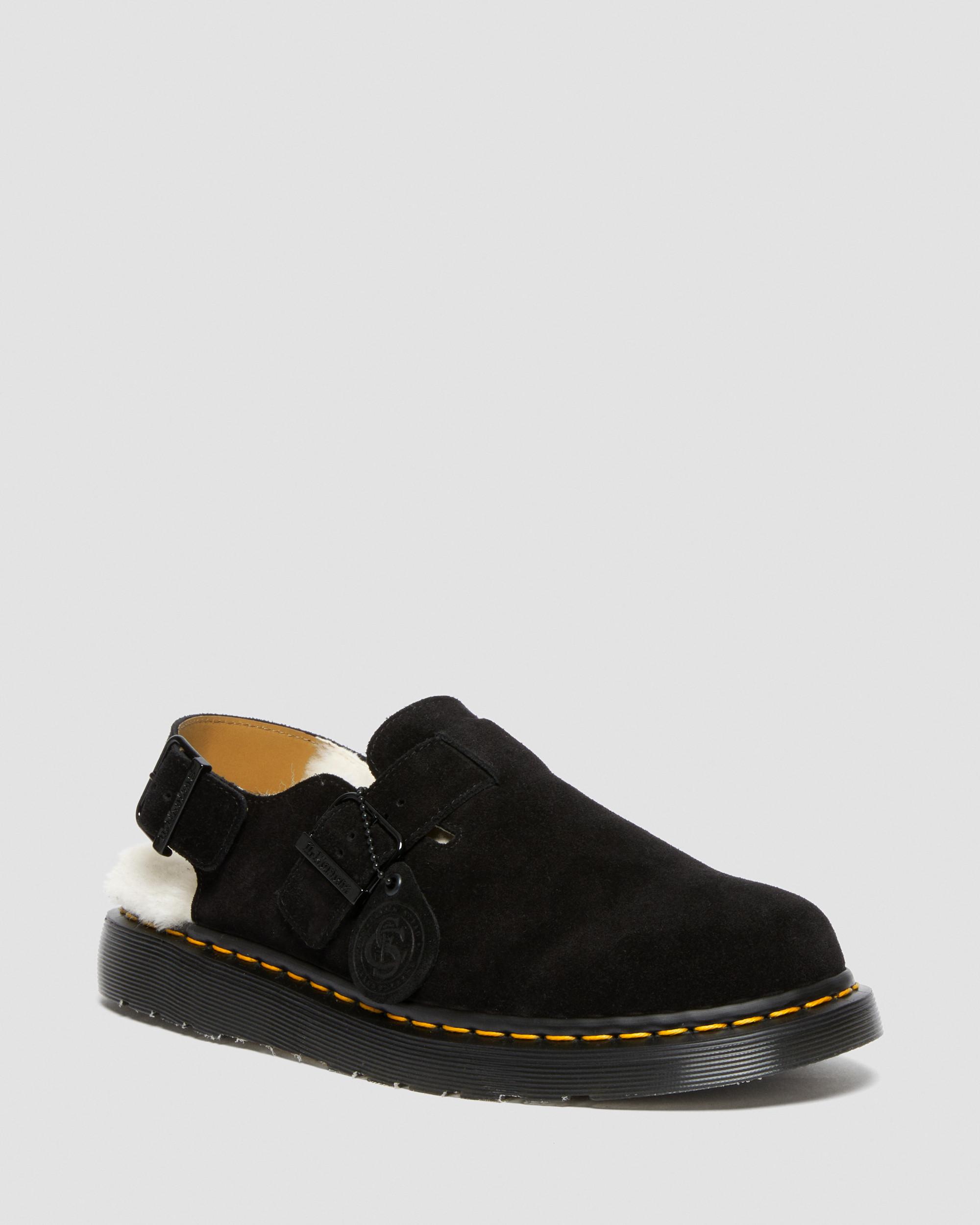 Jorge Made in England Shearling Slingback Mules Dr. Martens ReWair