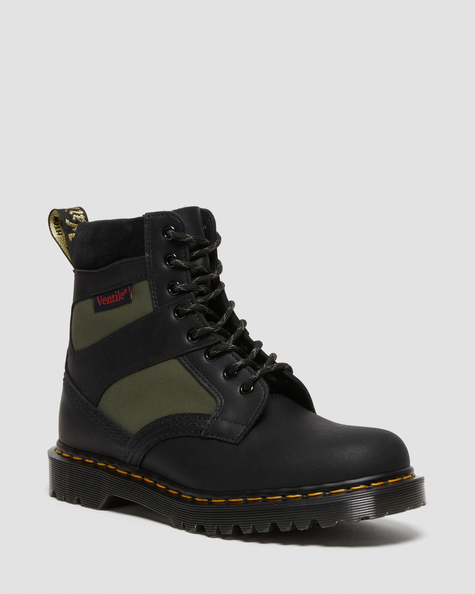 1460 Made in England Padded Panel Lace Up Boots Dr. Martens