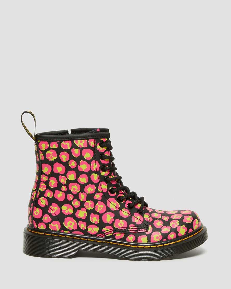 Junior 1460 Leopard Hydro Leather Lace Up BootsJunior 1460 Leopard Hydro Leather Lace Up Boots Dr. Martens