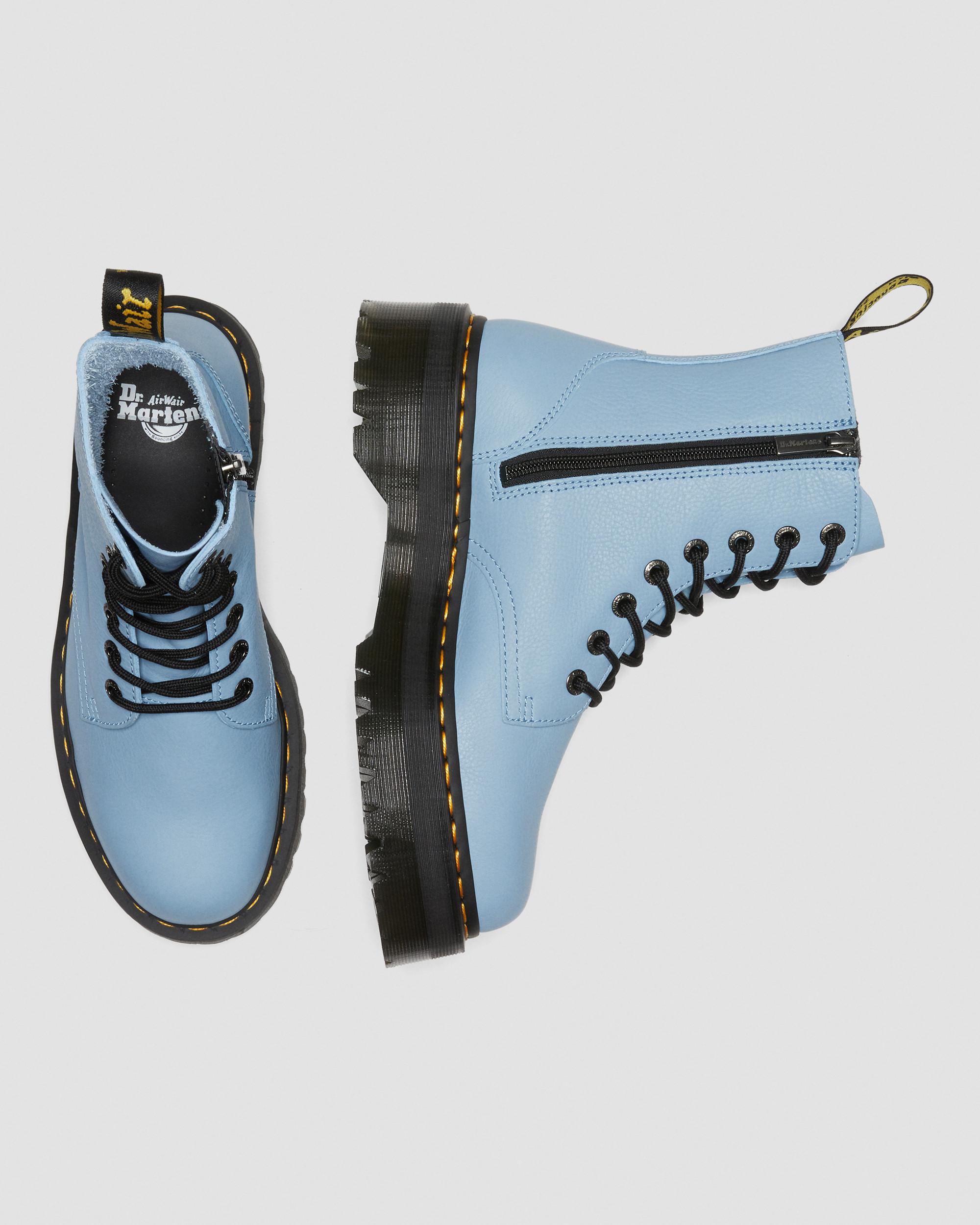 Jadon III Boot Pisa Leather Platforms in BLUE | Dr. Martens™