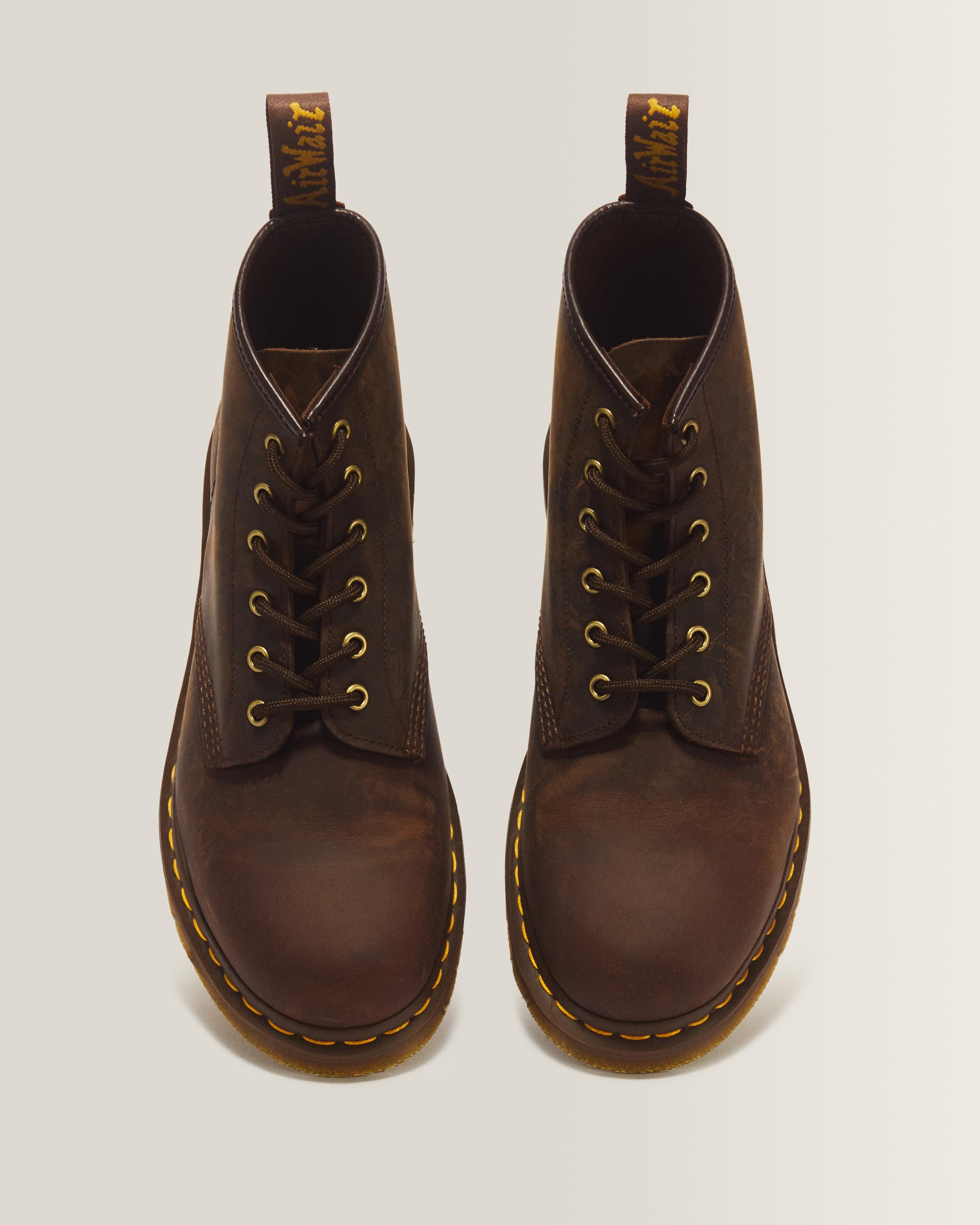 101 Crazy Horse Leather Ankle Boots | Dr. Martens ReWair