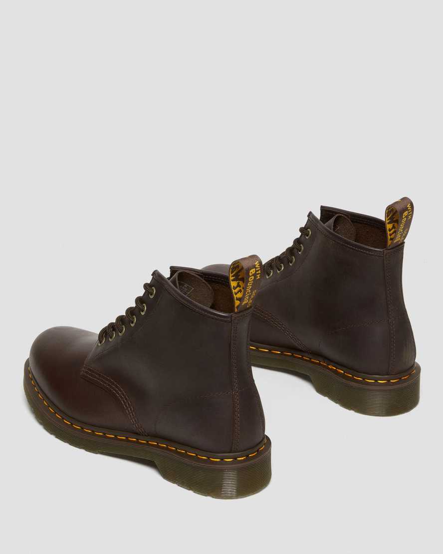 101 Crazy Horse Leather Ankle Boots | Dr. Martens