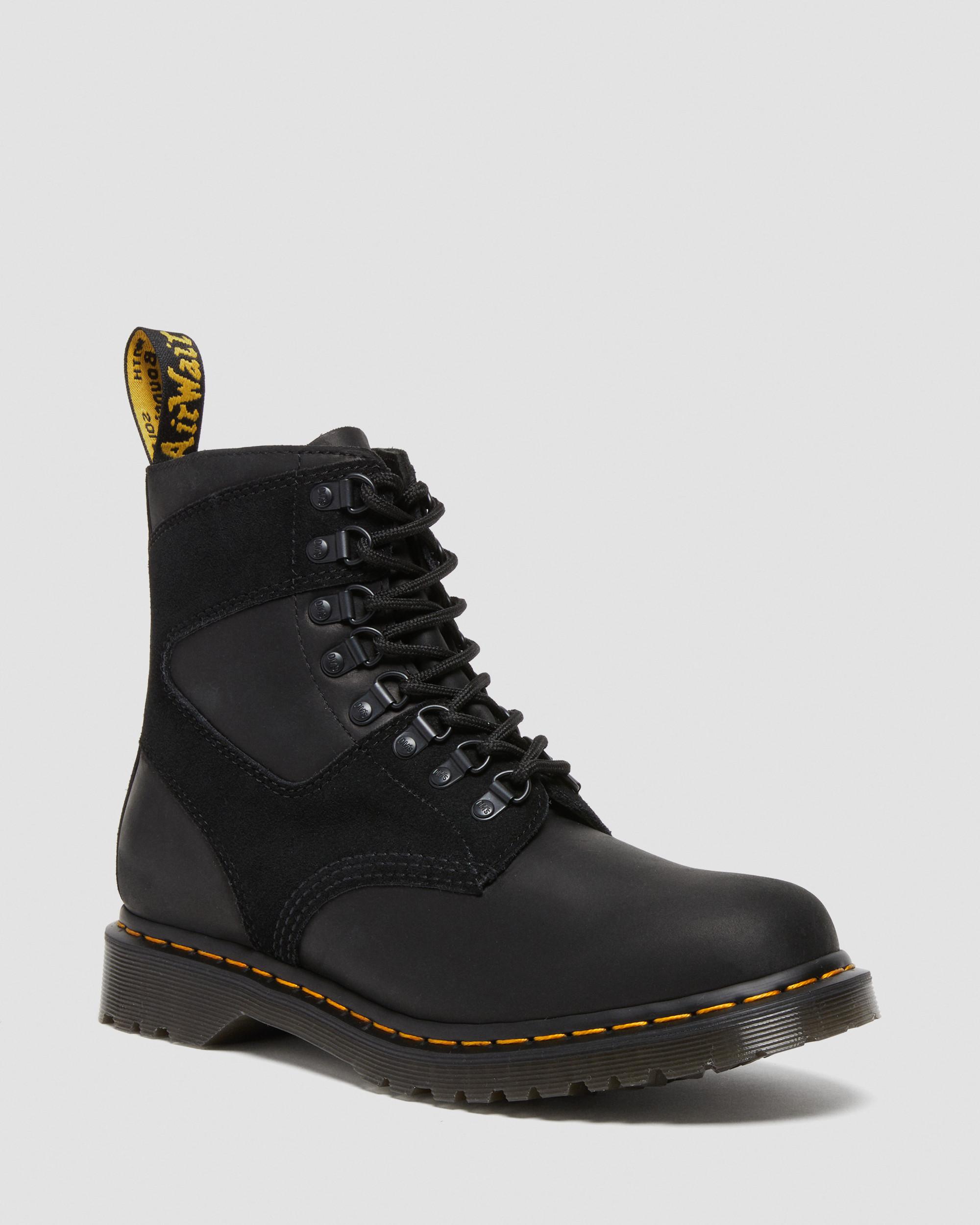 1460 Pascal Leather & Suede Lace Up Boots | Dr. Martens ReWair